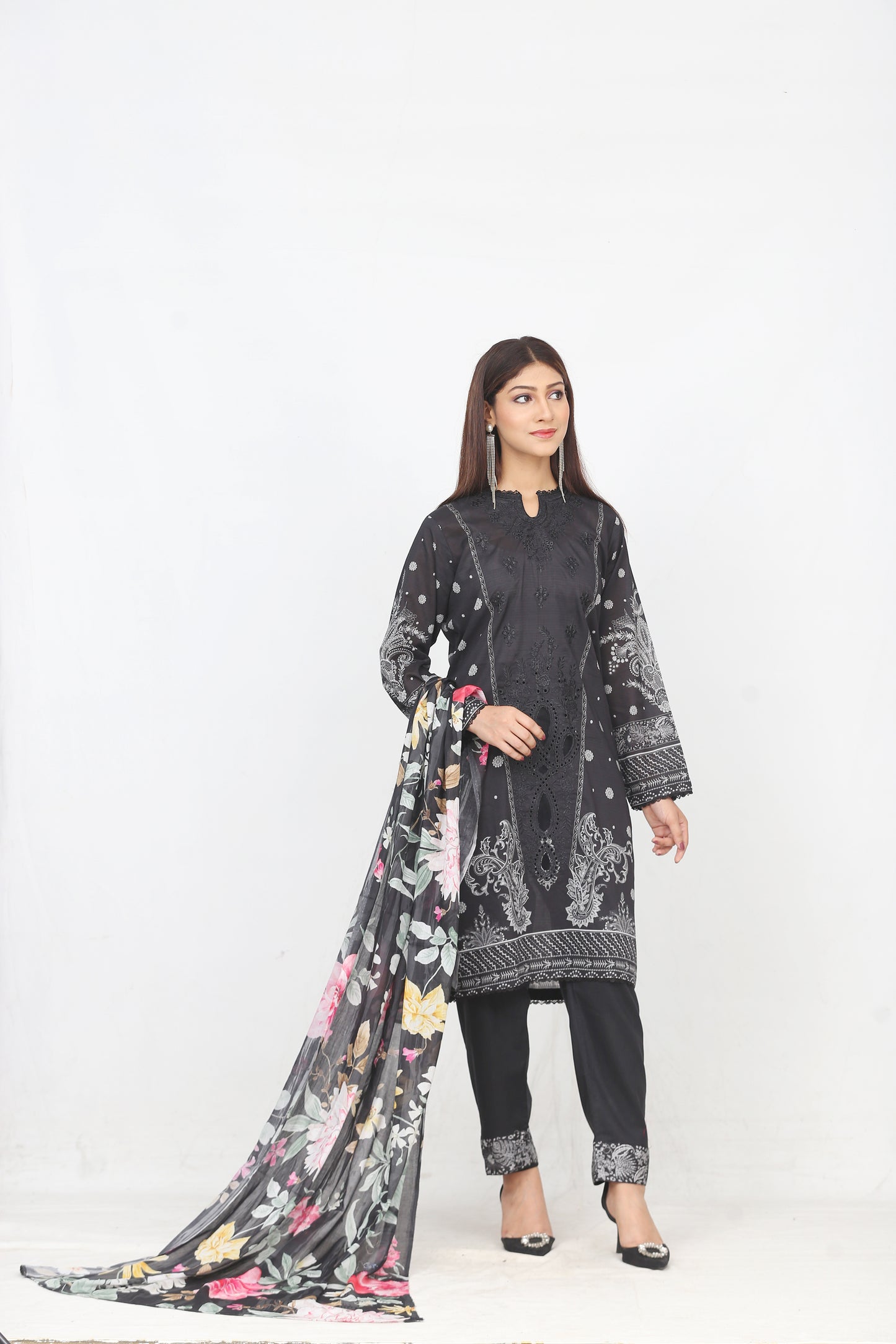 Ronaq By Anaya Noor Embroidered 3PC