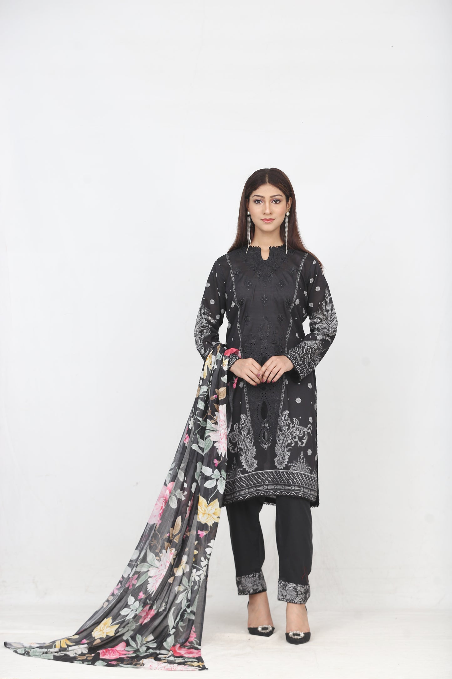 Ronaq By Anaya Noor Embroidered 3PC
