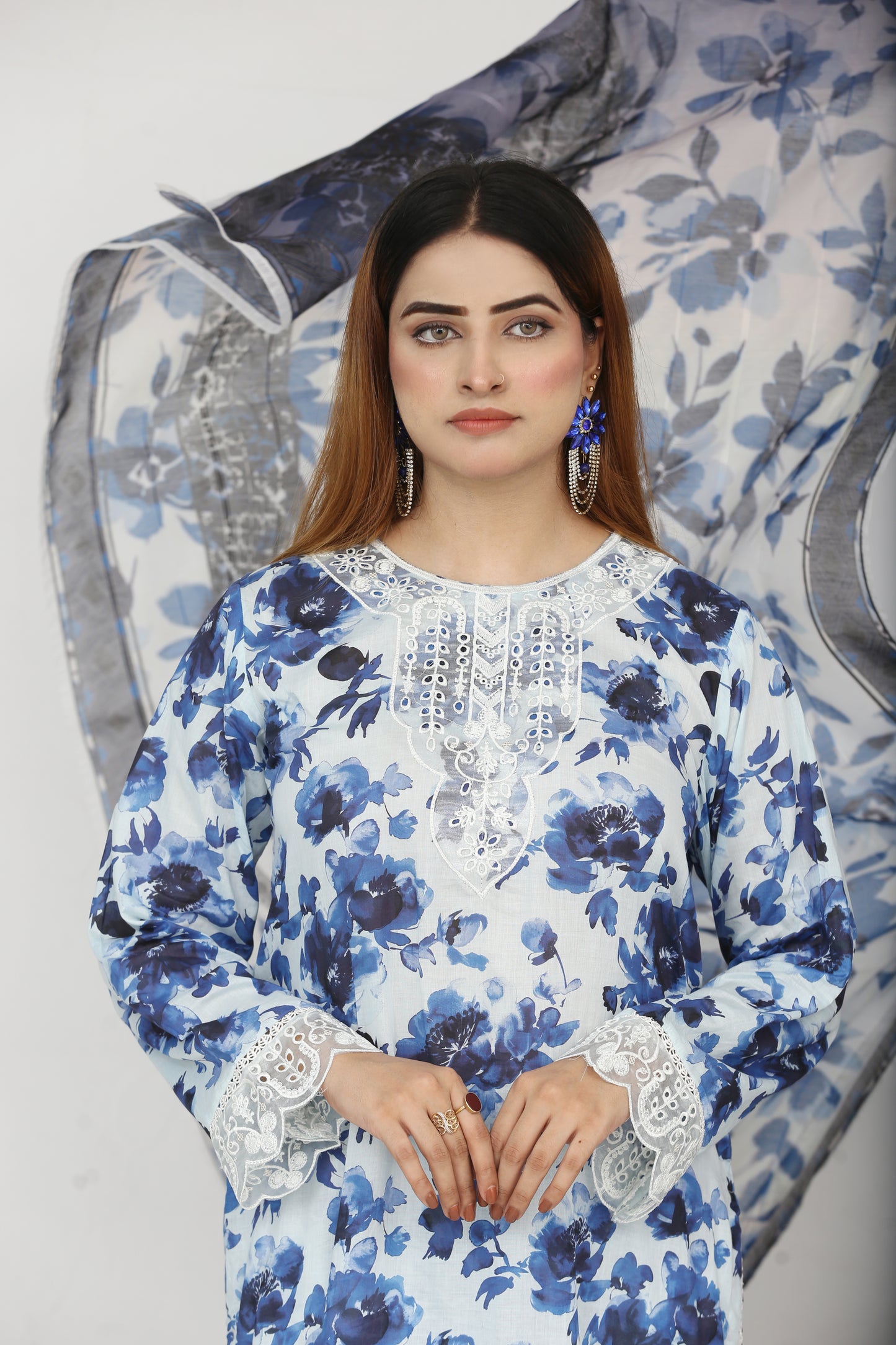 Baroque By Anaya Noor Embroidered 3PC