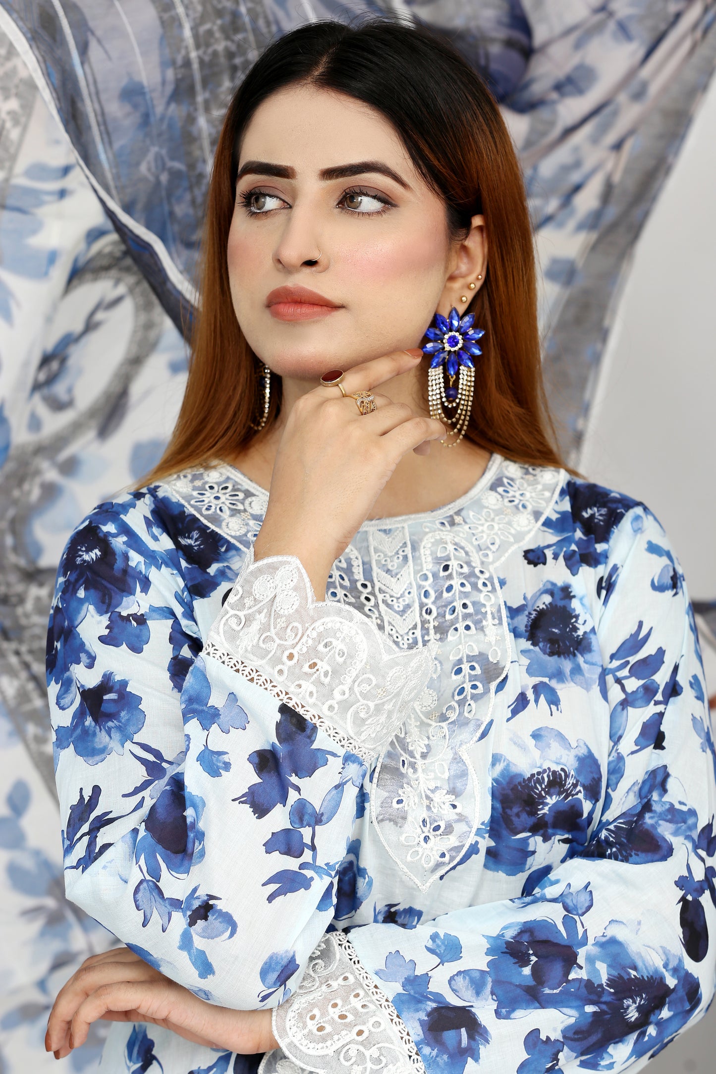 Baroque By Anaya Noor Embroidered 3PC