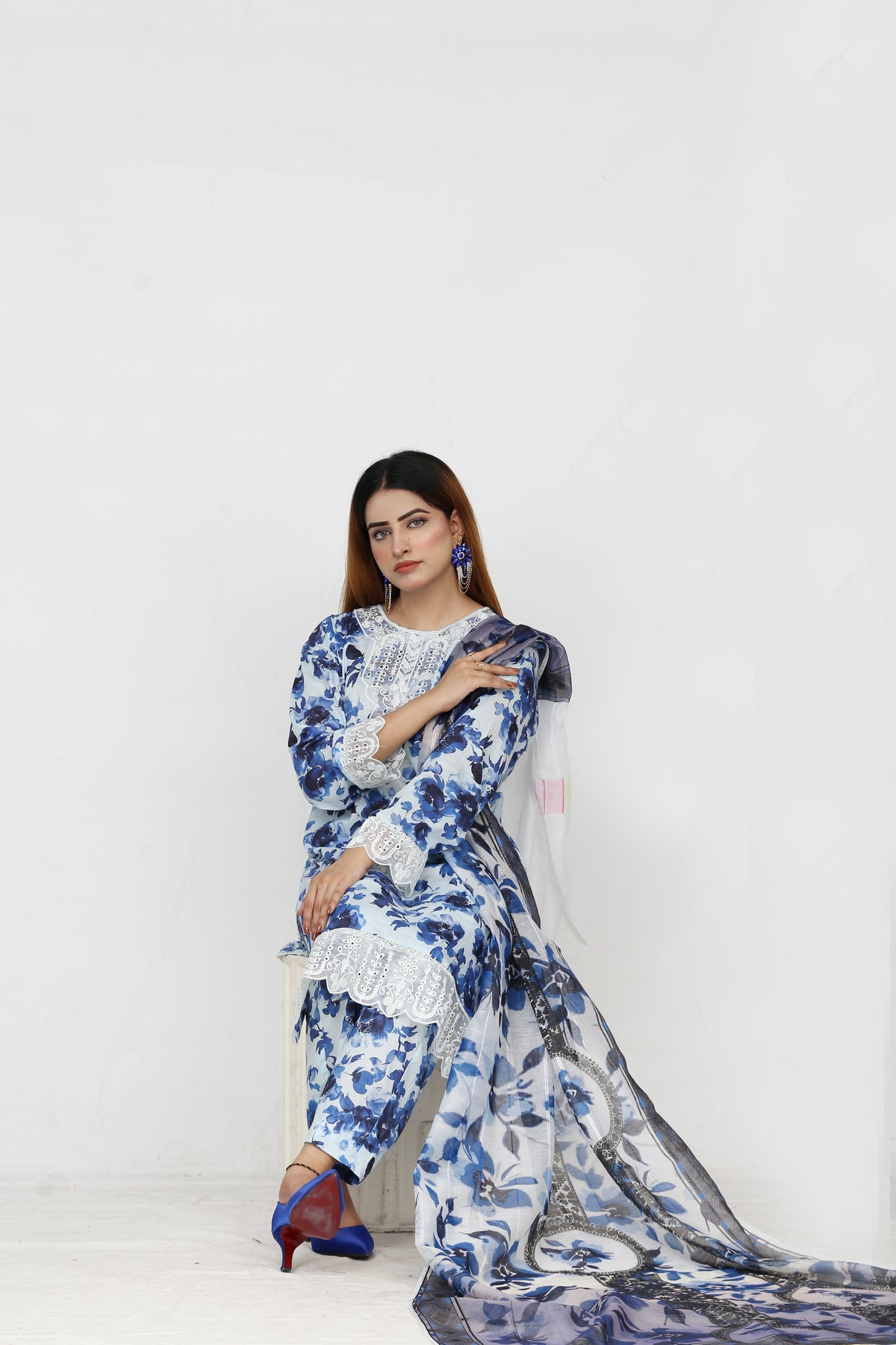Baroque By Anaya Noor Embroidered 3PC