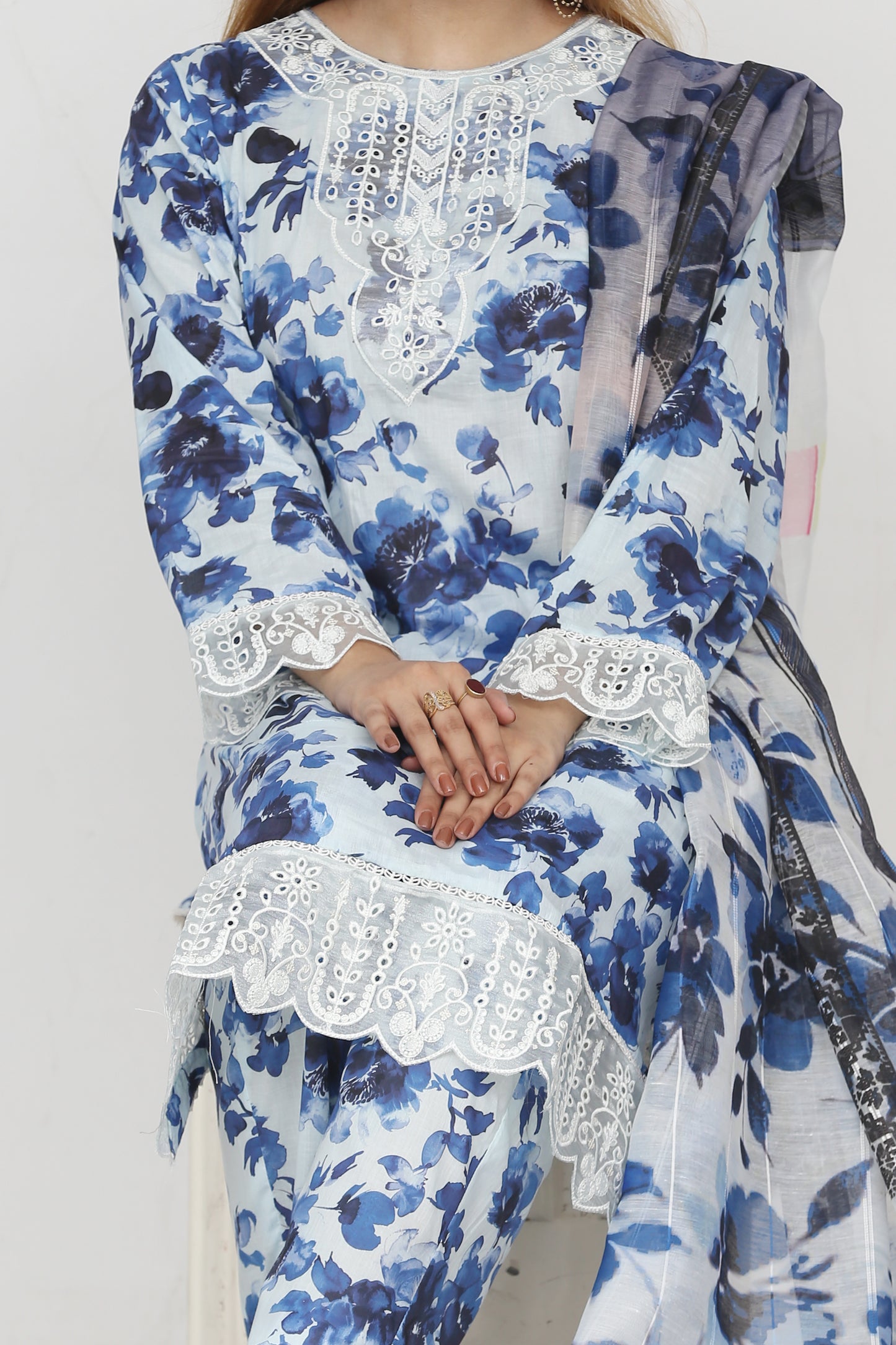 Baroque By Anaya Noor Embroidered 3PC