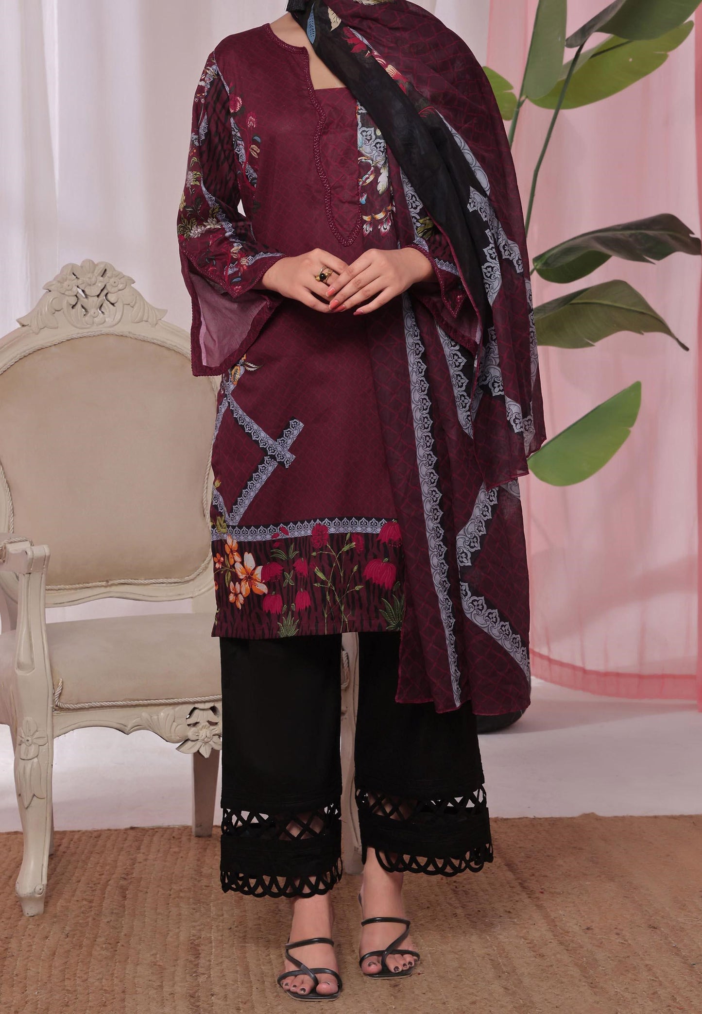 Aanchal Digital Printed Lawn 3PC