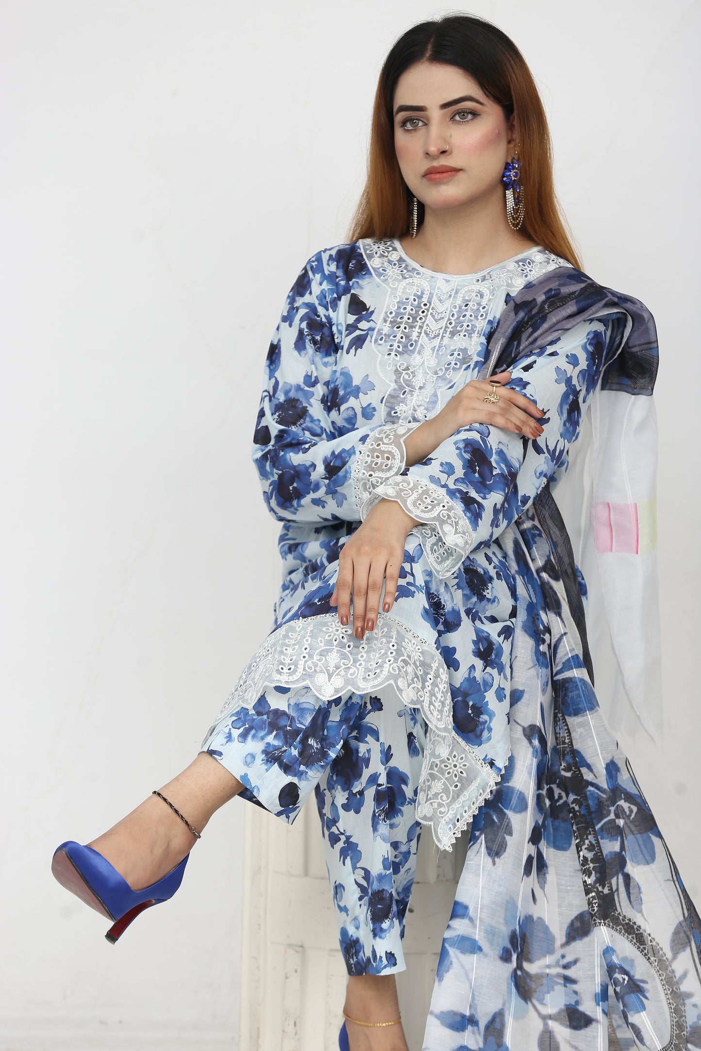 Baroque By Anaya Noor Embroidered 3PC