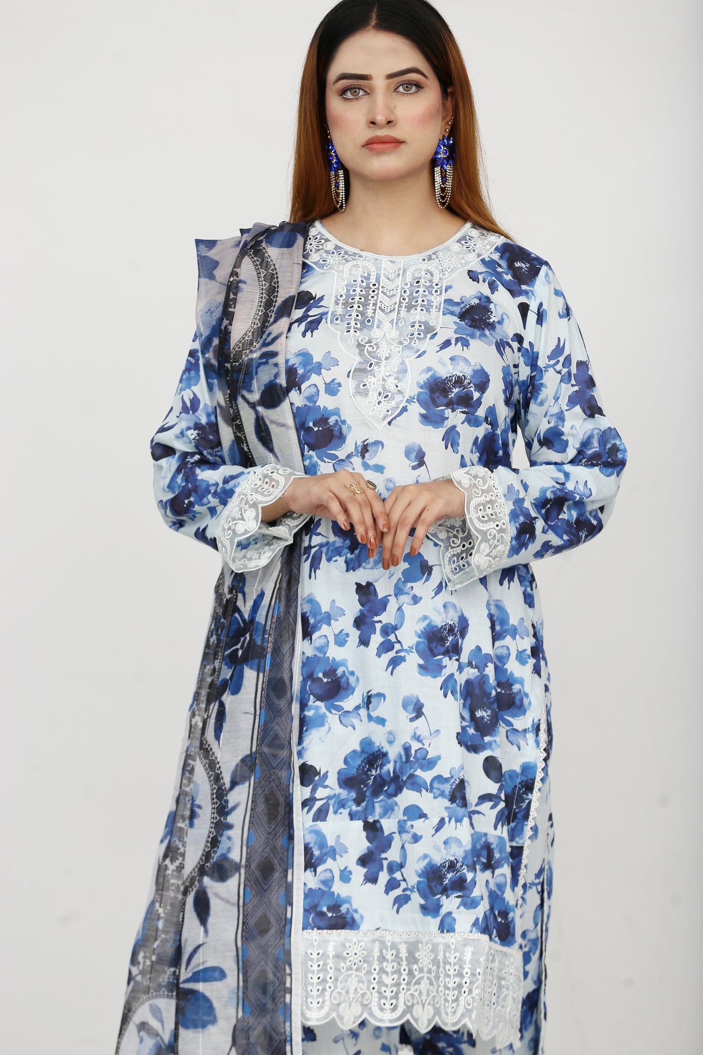 Baroque By Anaya Noor Embroidered 3PC