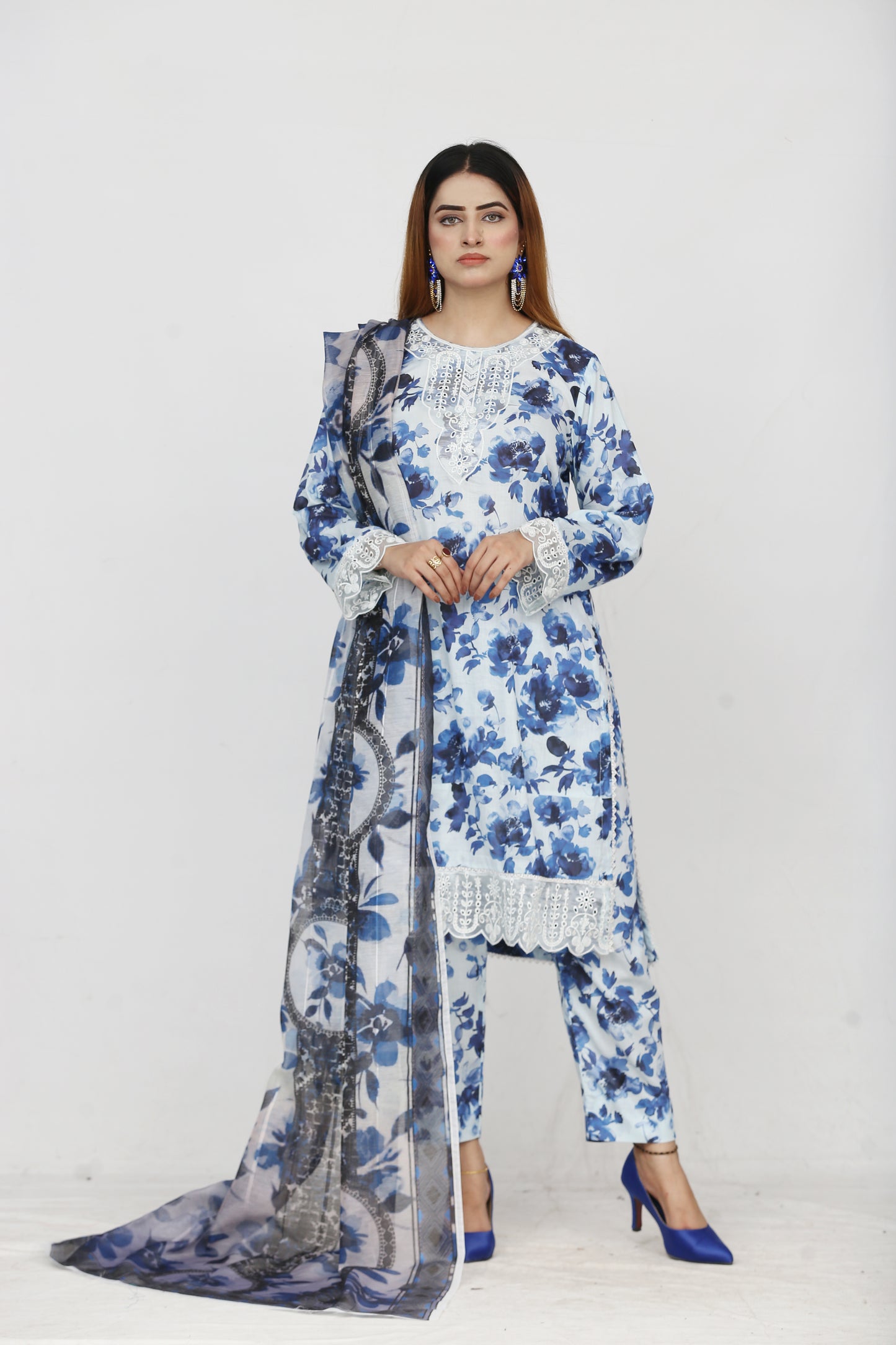 Baroque By Anaya Noor Embroidered 3PC