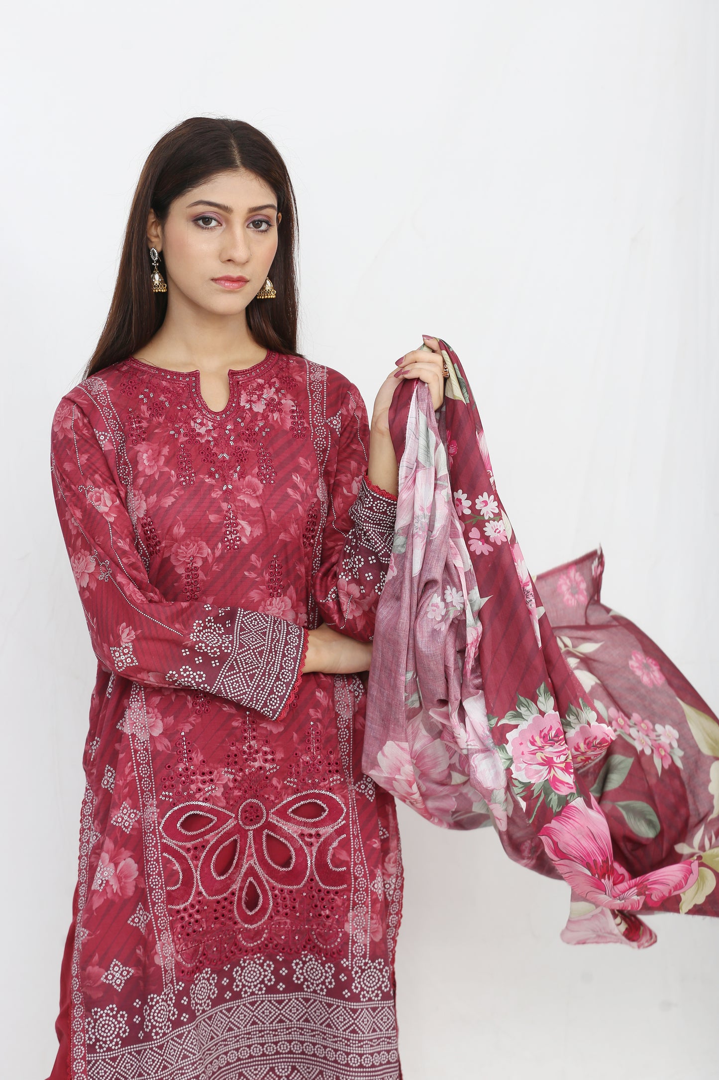 Ronaq By Anaya Noor Embroidered 3PC