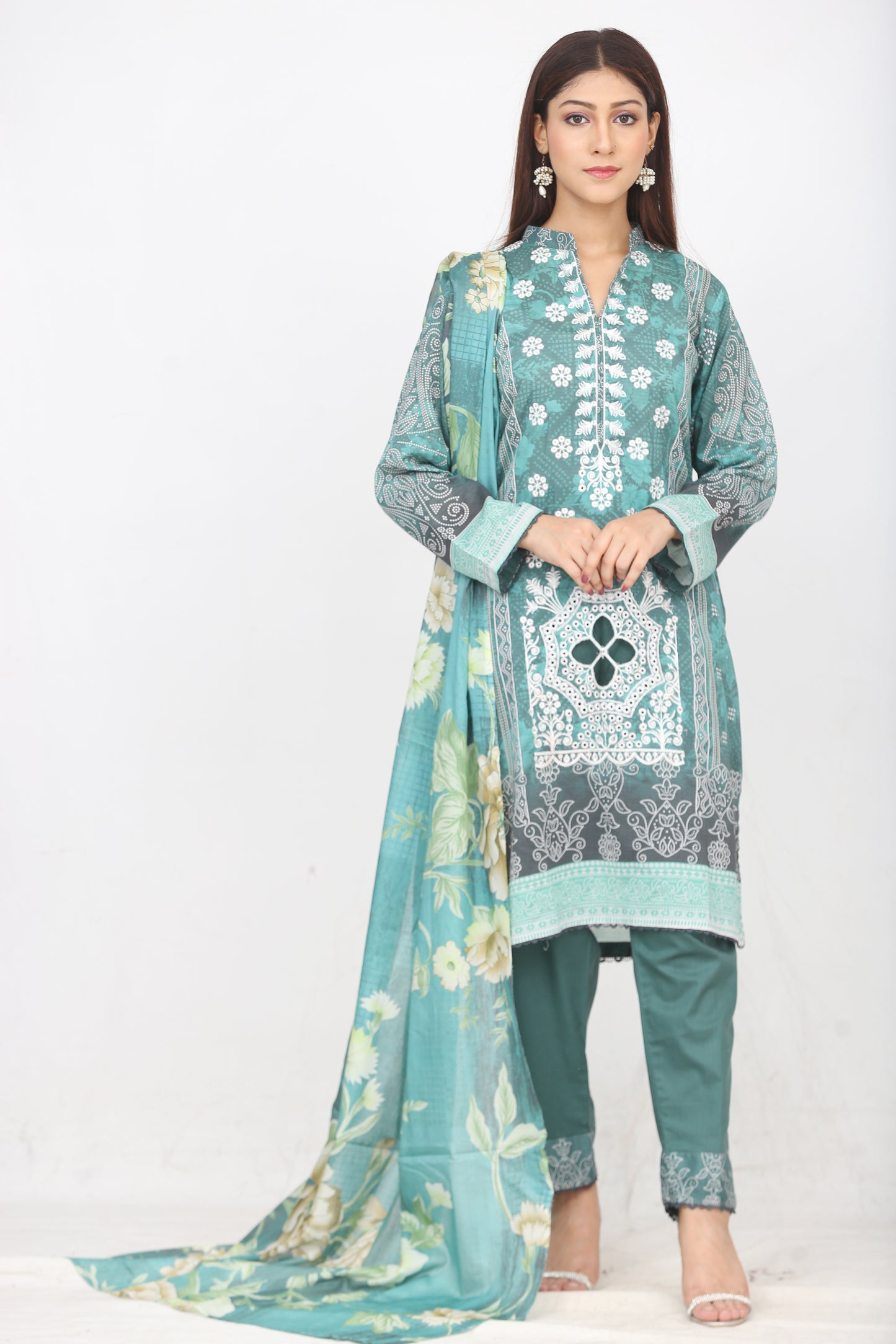 Ronaq By Anaya Noor Embroidered 3PC