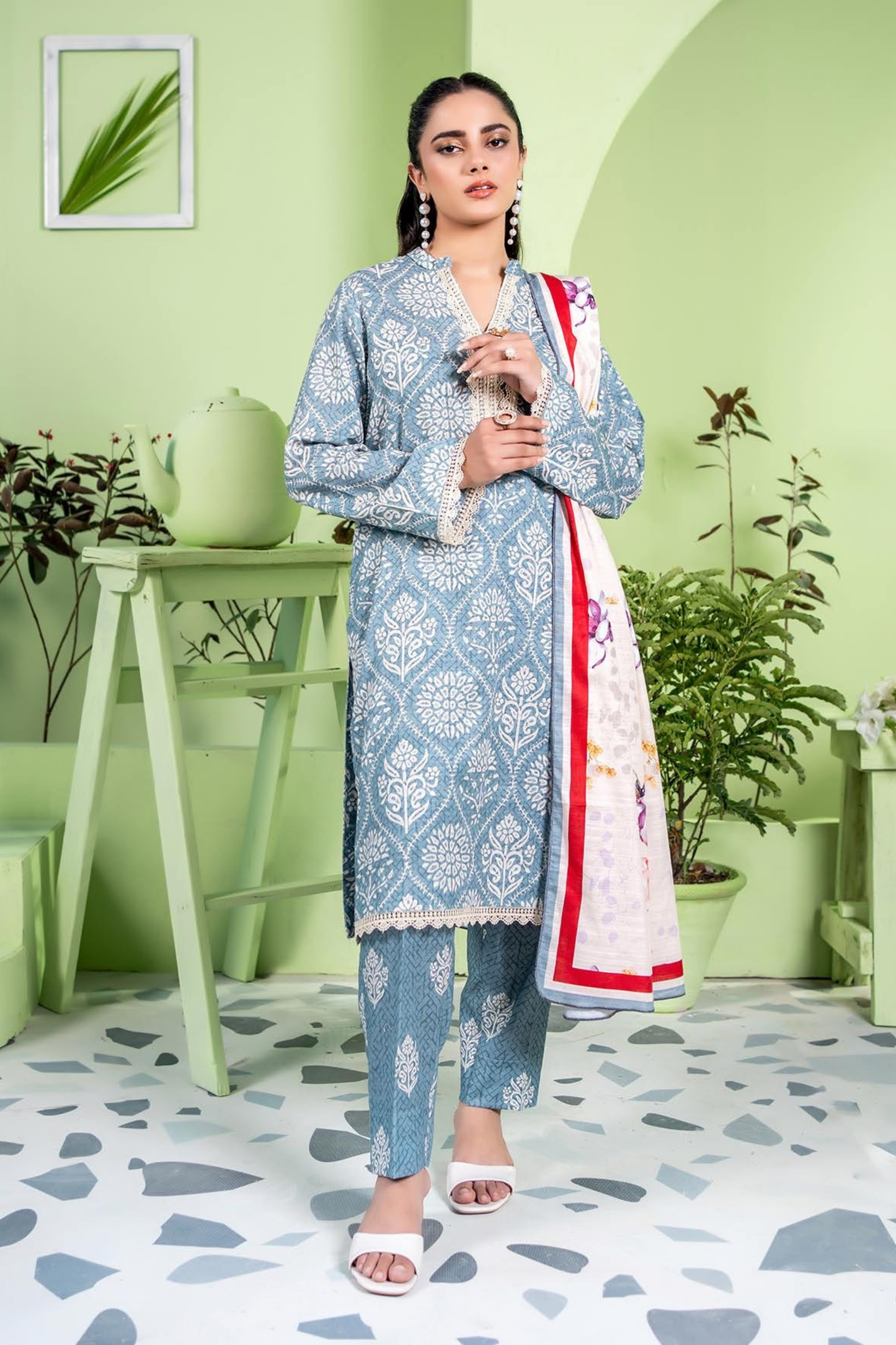 Zesh Coco AirJet Printed Khaddar 3PC