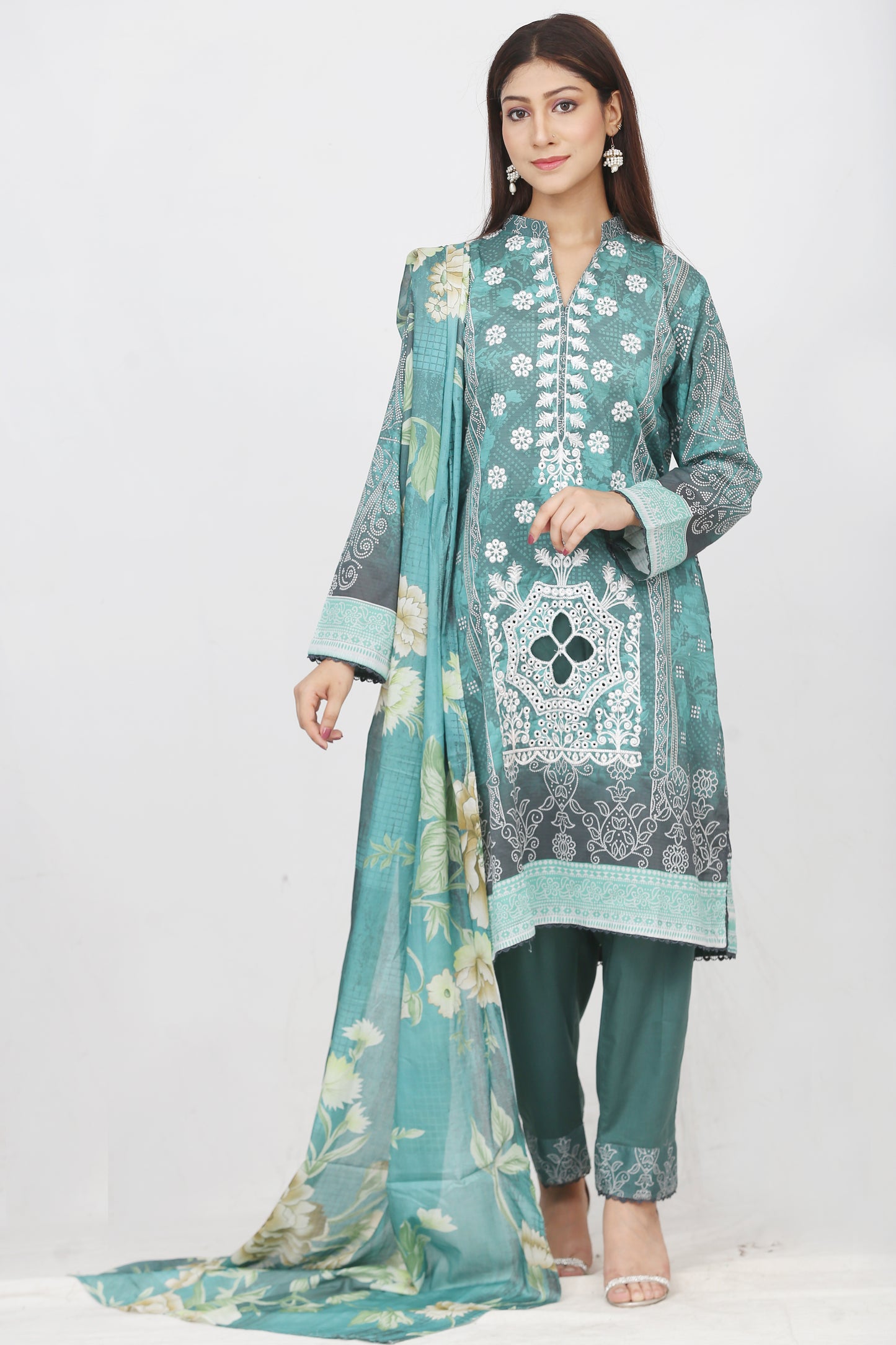 Ronaq By Anaya Noor Embroidered 3PC
