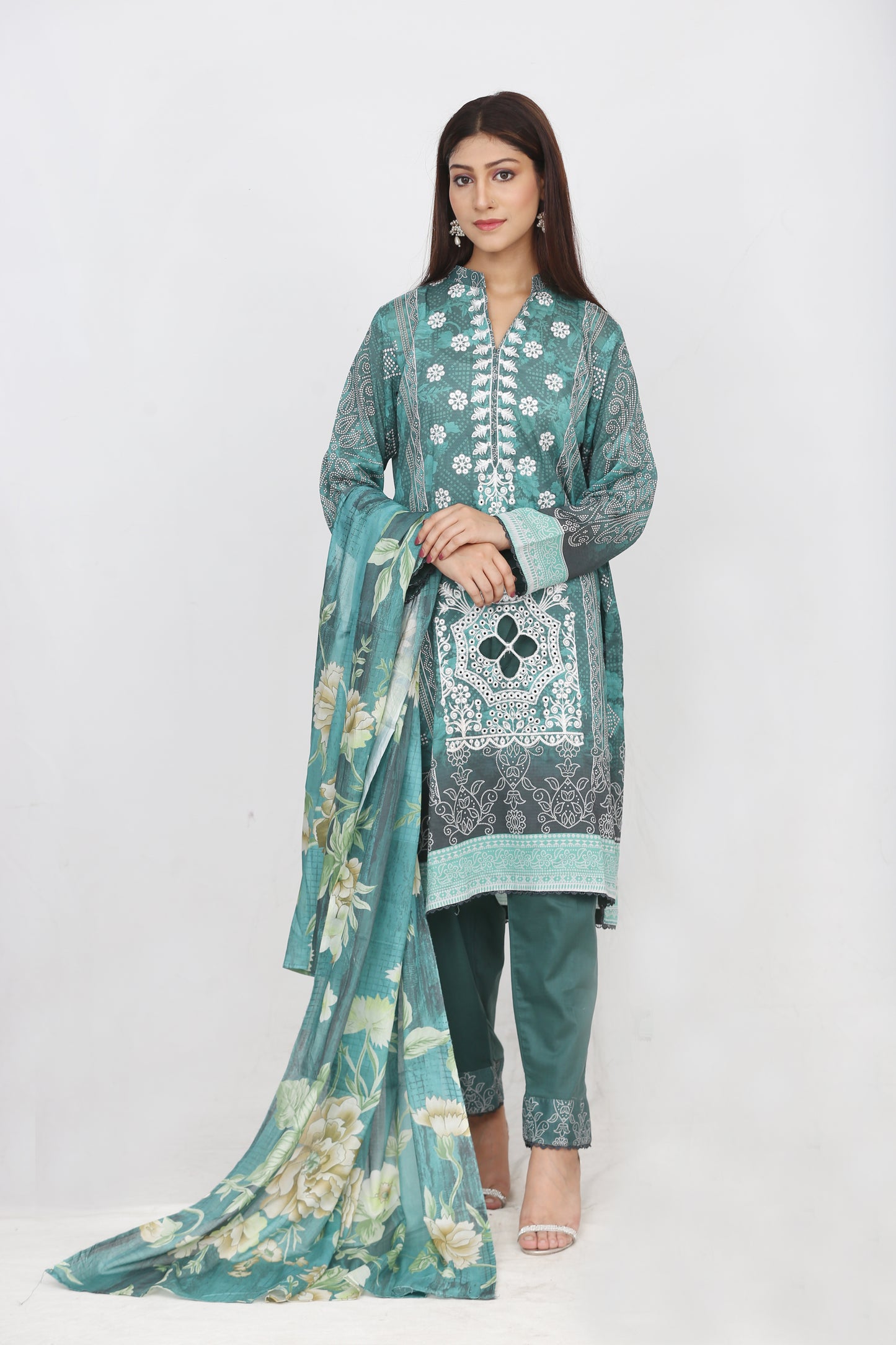 Ronaq By Anaya Noor Embroidered 3PC