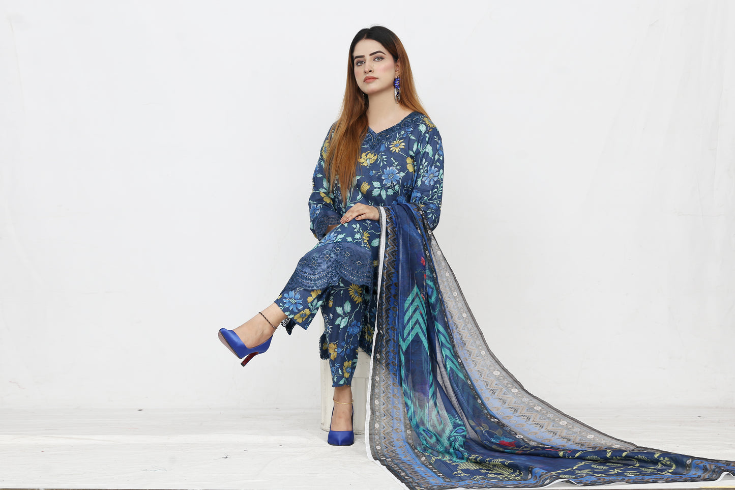 Baroque By Anaya Noor Embroidered 3PC