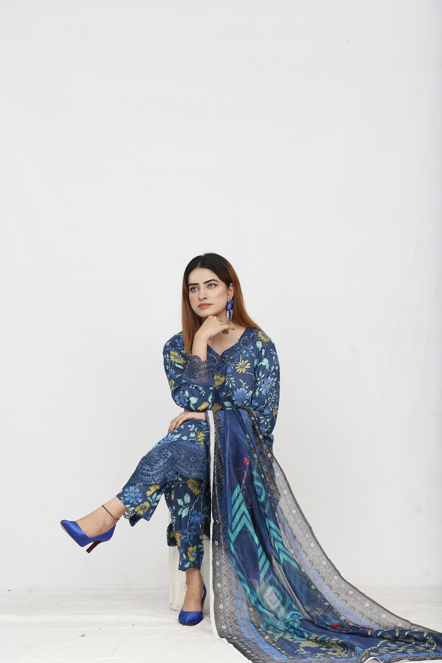 Baroque By Anaya Noor Embroidered 3PC