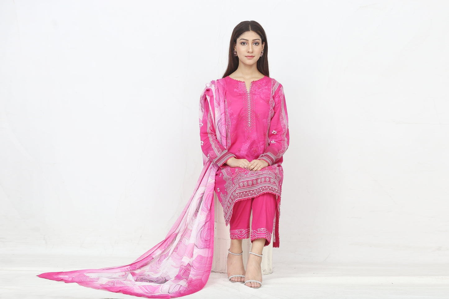 Ronaq By Anaya Noor Embroidered 3PC