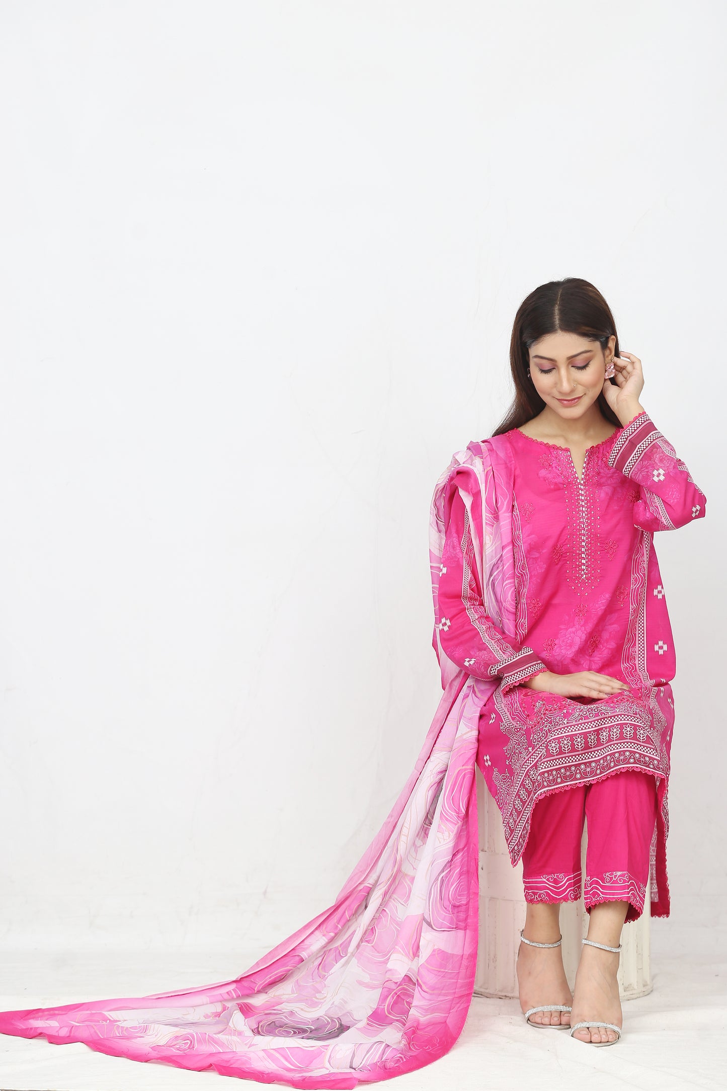 Ronaq By Anaya Noor Embroidered 3PC