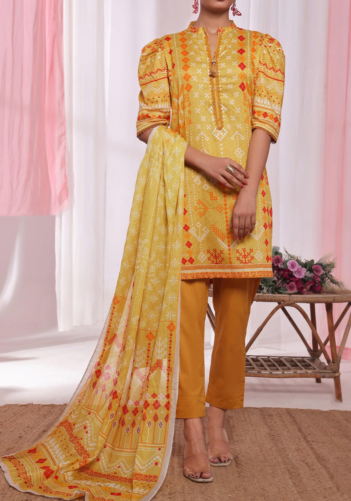 Aanchal Digital Printed Lawn 3PC