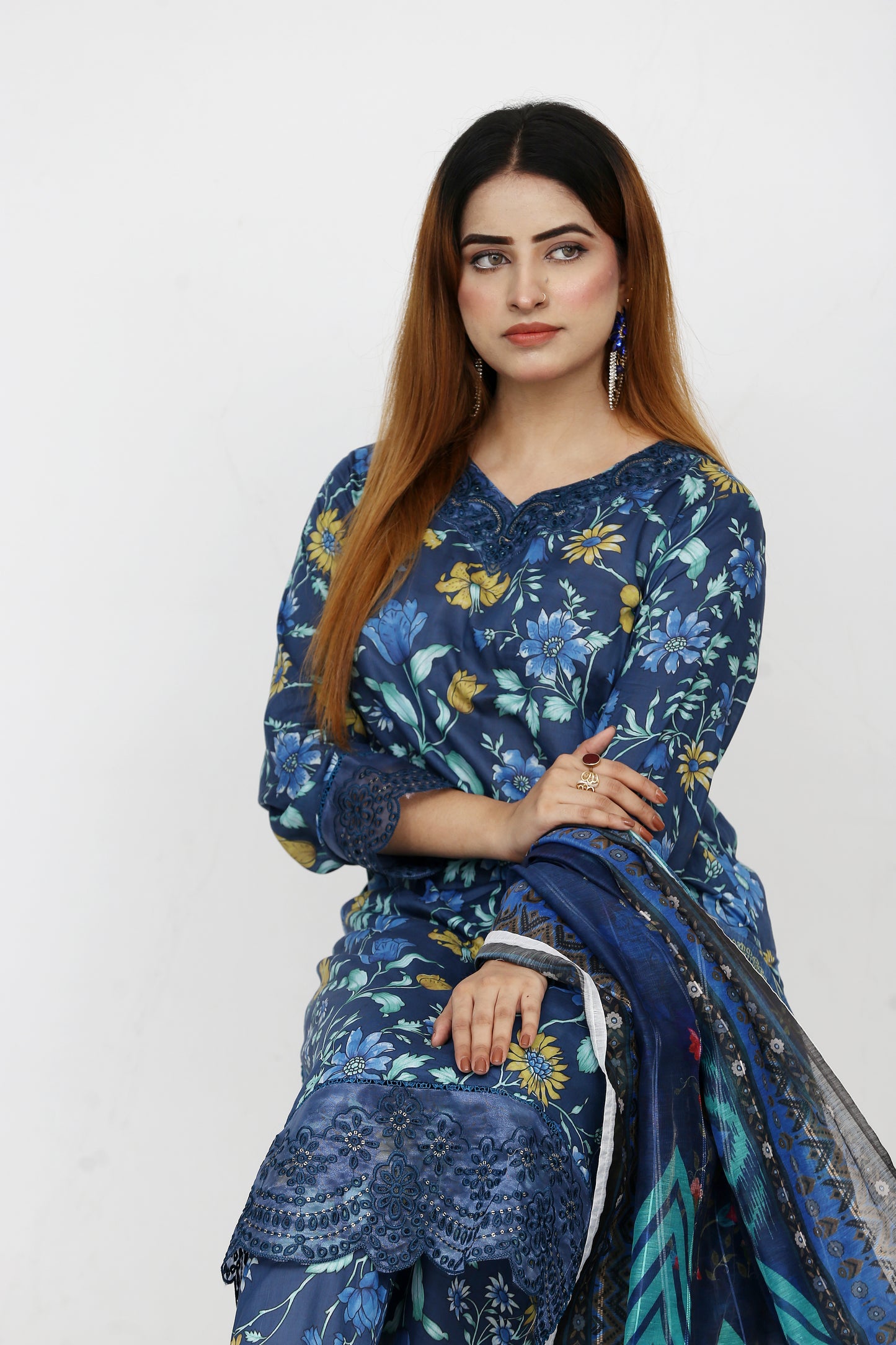 Baroque By Anaya Noor Embroidered 3PC