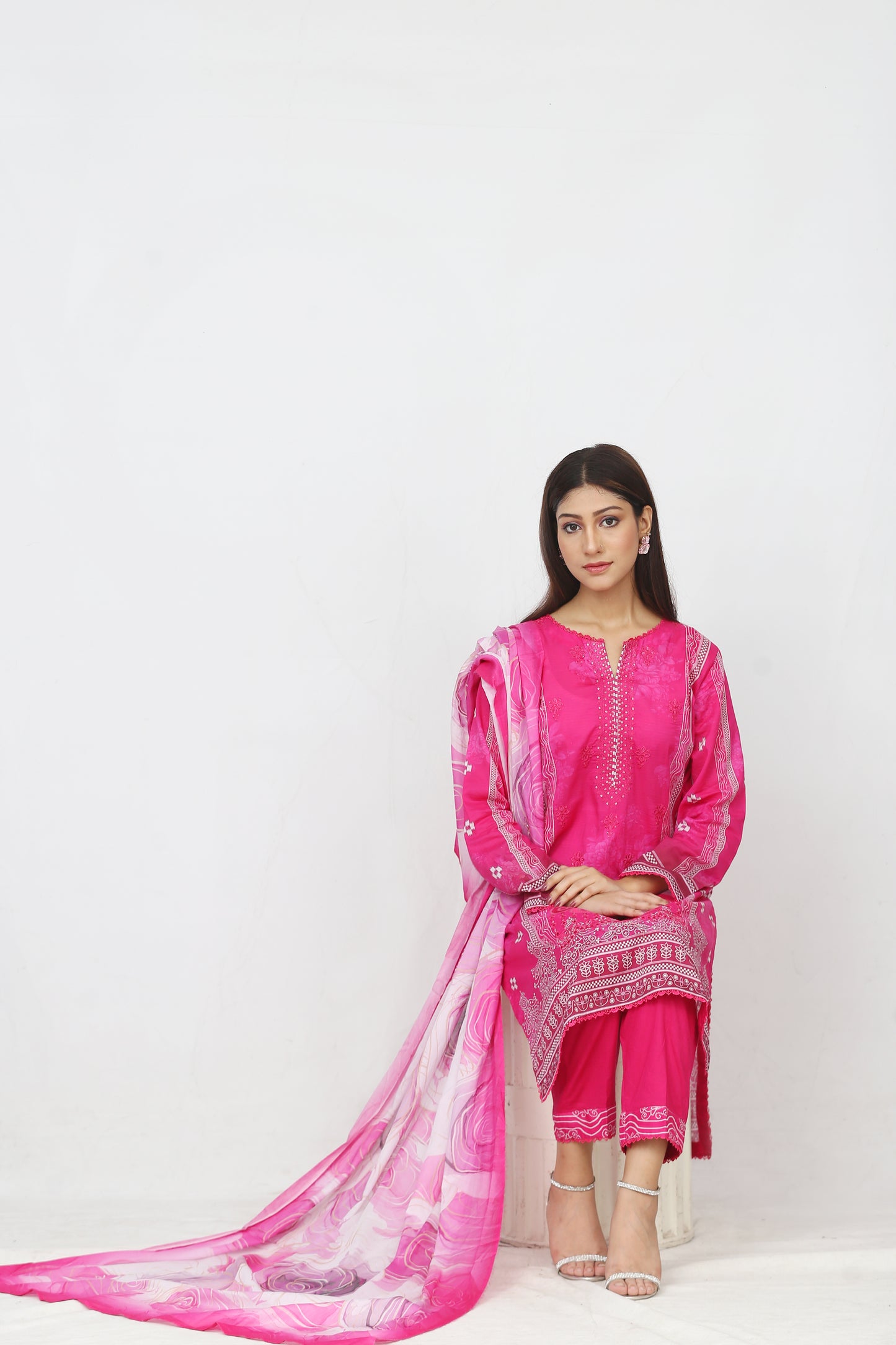 Ronaq By Anaya Noor Embroidered 3PC