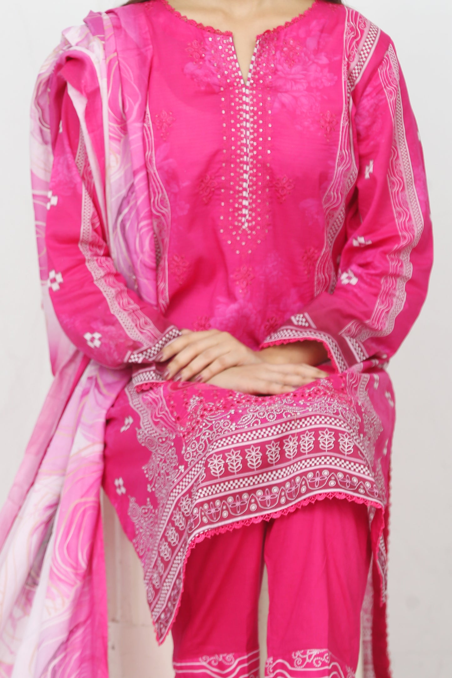 Ronaq By Anaya Noor Embroidered 3PC