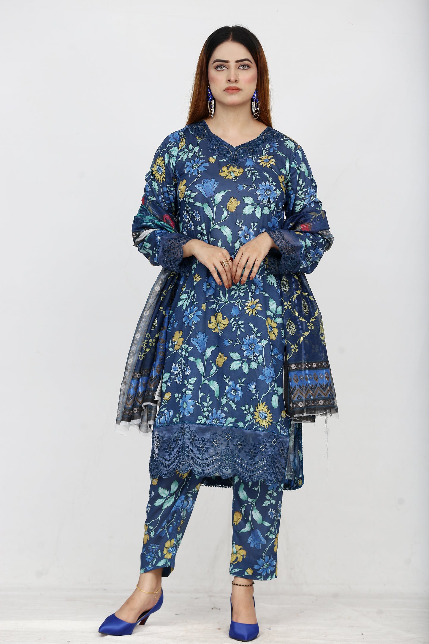 Baroque By Anaya Noor Embroidered 3PC