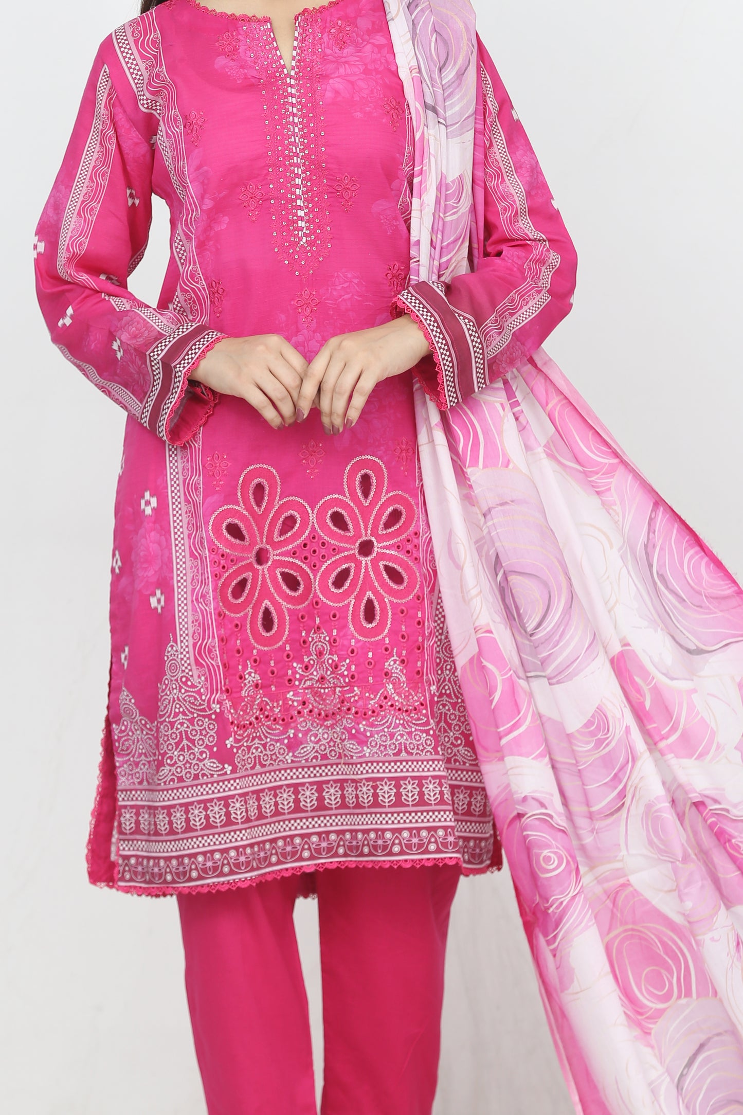 Ronaq By Anaya Noor Embroidered 3PC