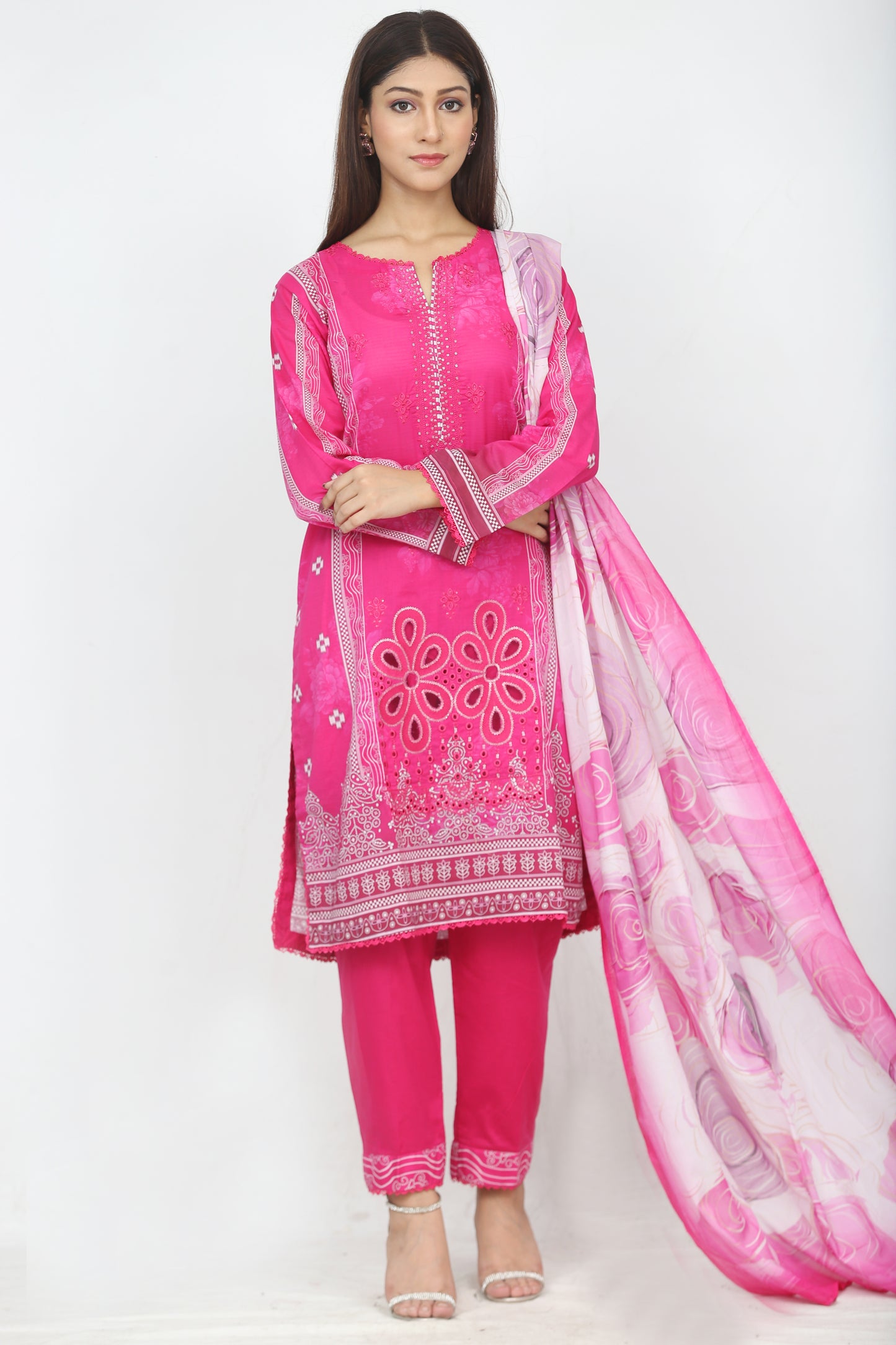Ronaq By Anaya Noor Embroidered 3PC