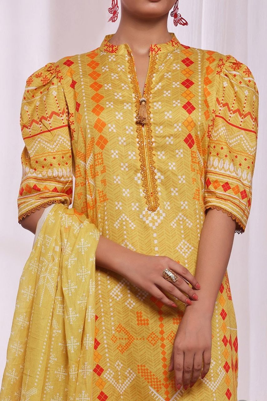 Aanchal Digital Printed Lawn 3PC