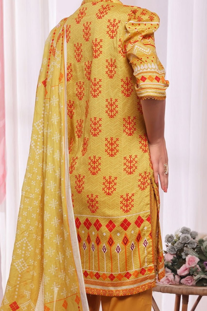 Aanchal Digital Printed Lawn 3PC