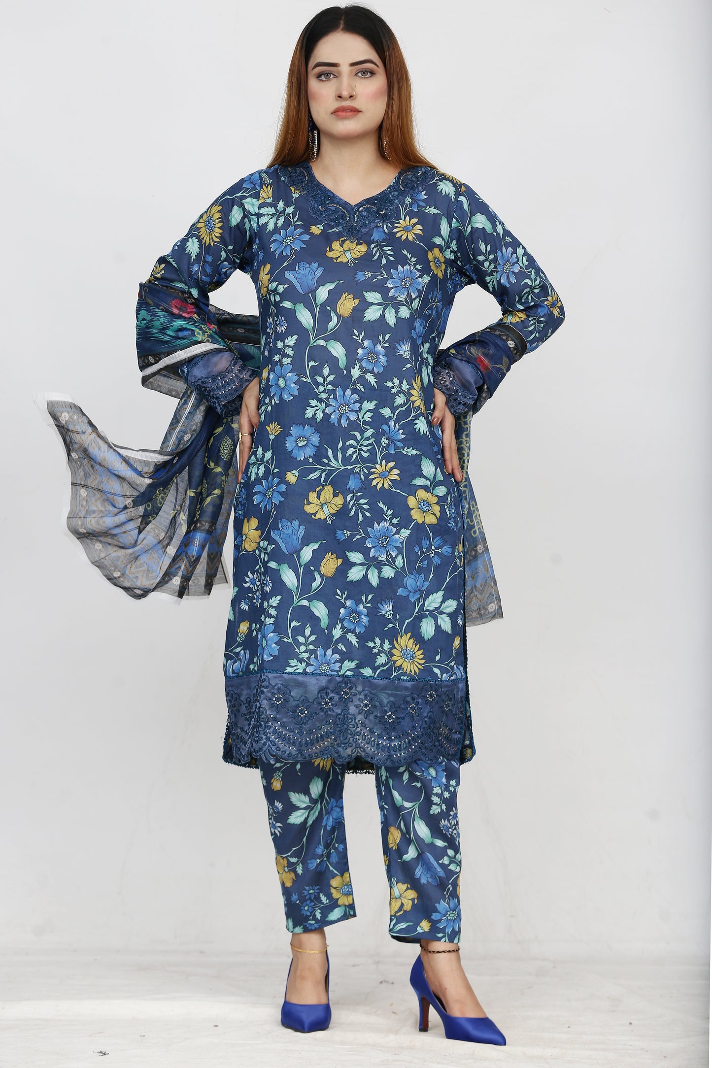 Baroque By Anaya Noor Embroidered 3PC