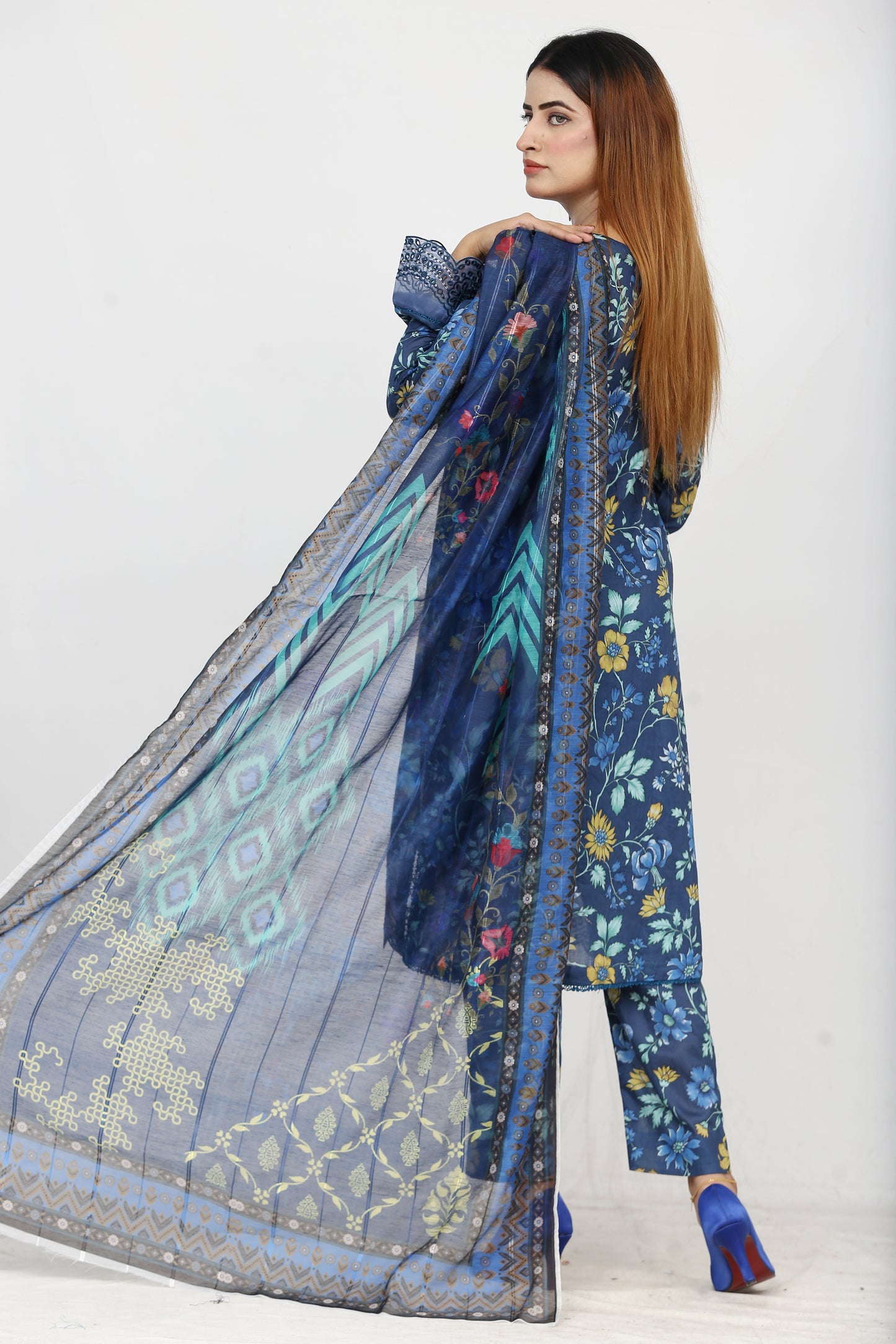 Baroque By Anaya Noor Embroidered 3PC