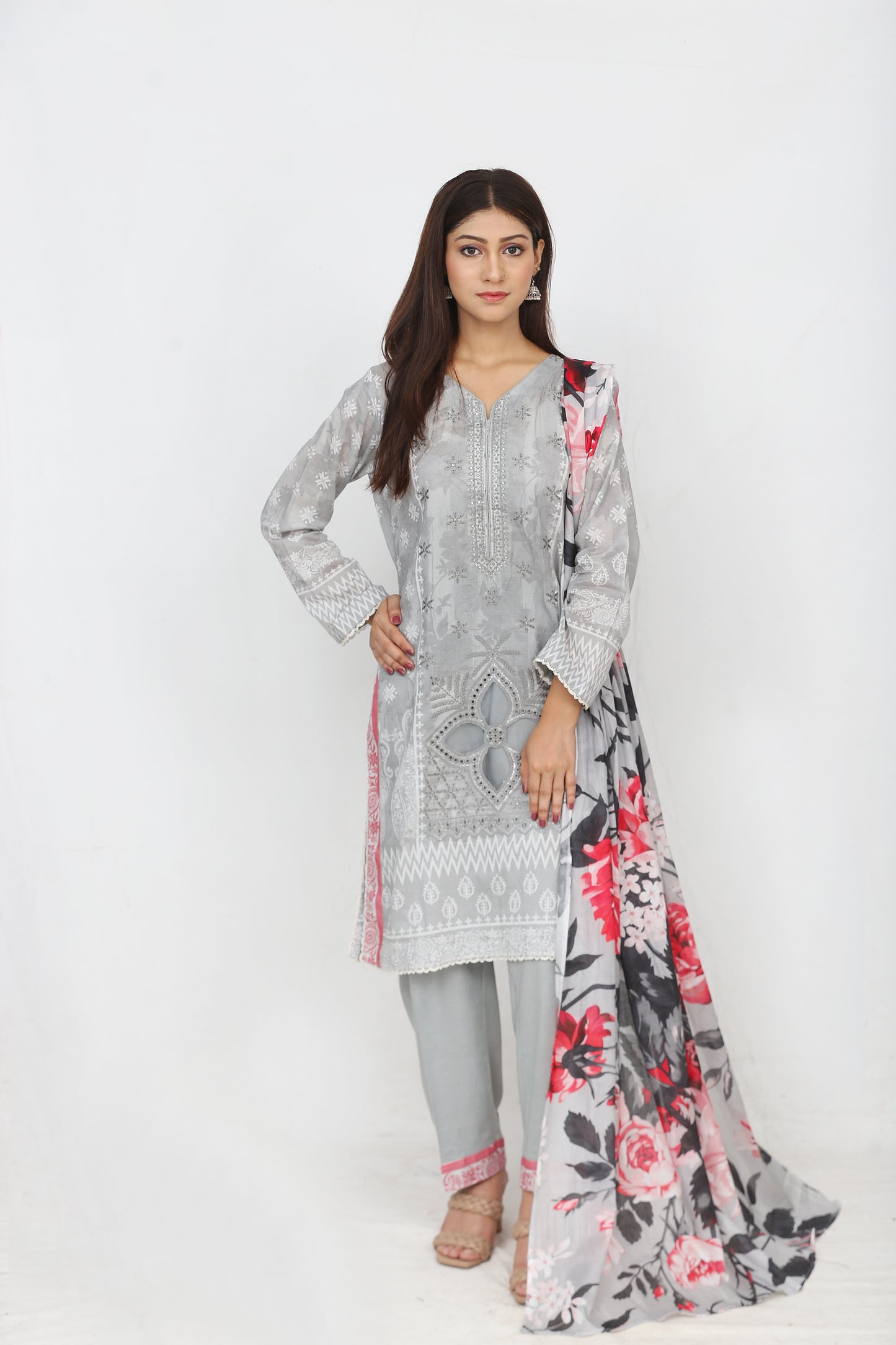 Ronaq By Anaya Noor Embroidered 3PC