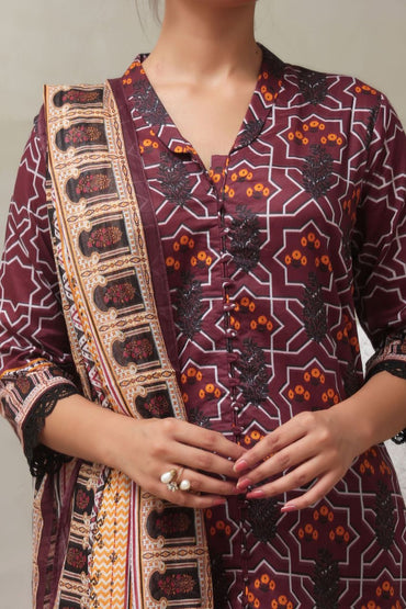 Aanchal Digital Printed Lawn 3PC