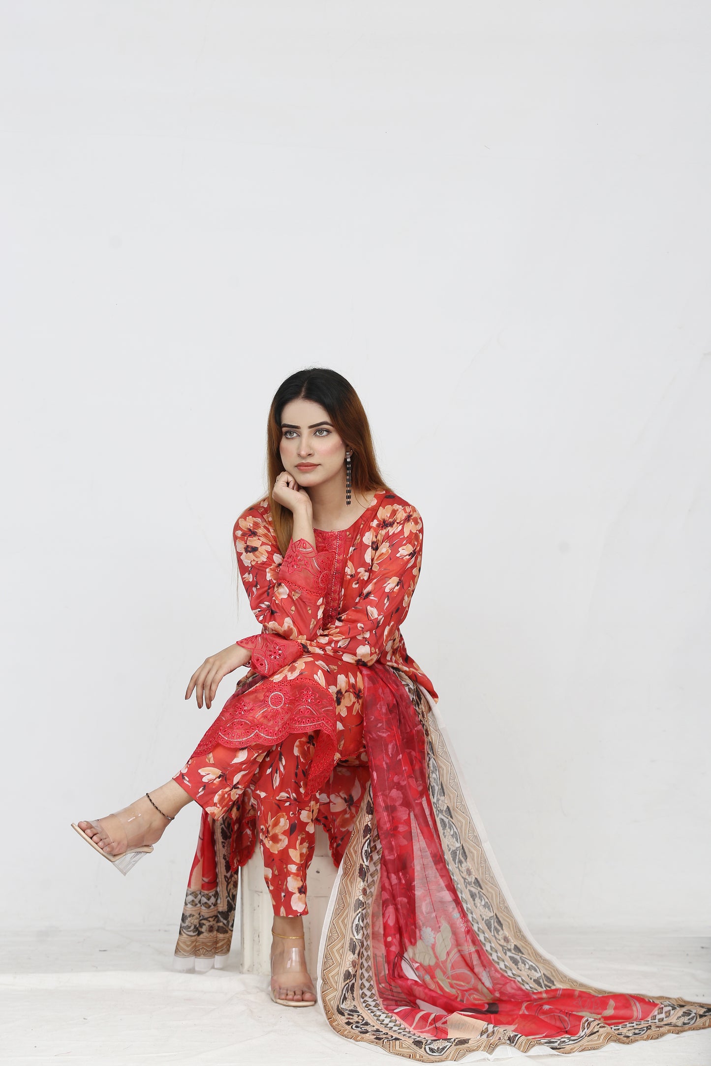 Baroque By Anaya Noor Embroidered 3PC