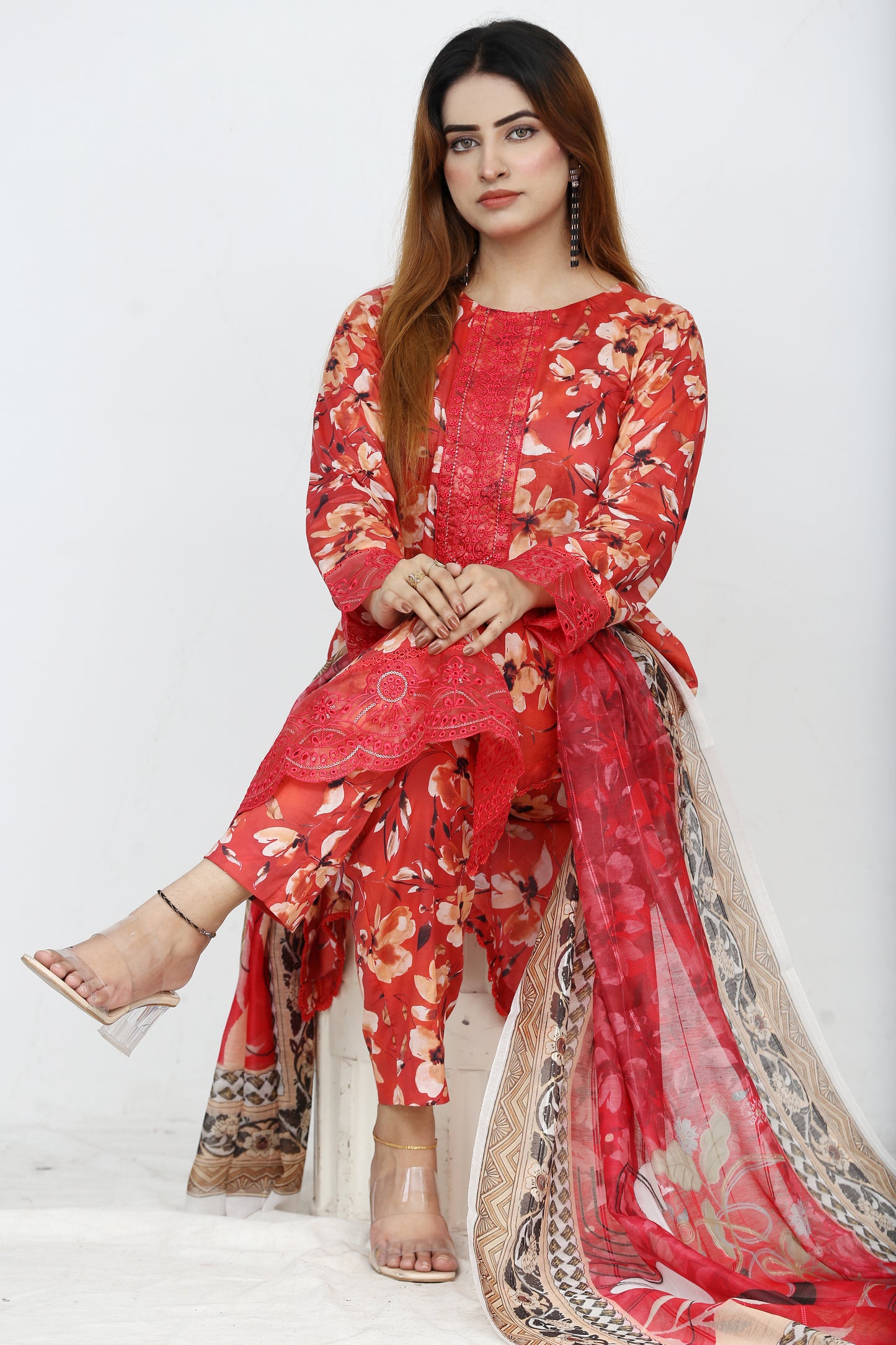 Baroque By Anaya Noor Embroidered 3PC