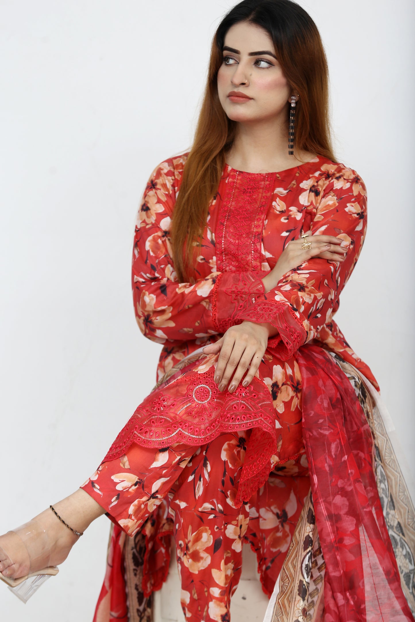 Baroque By Anaya Noor Embroidered 3PC