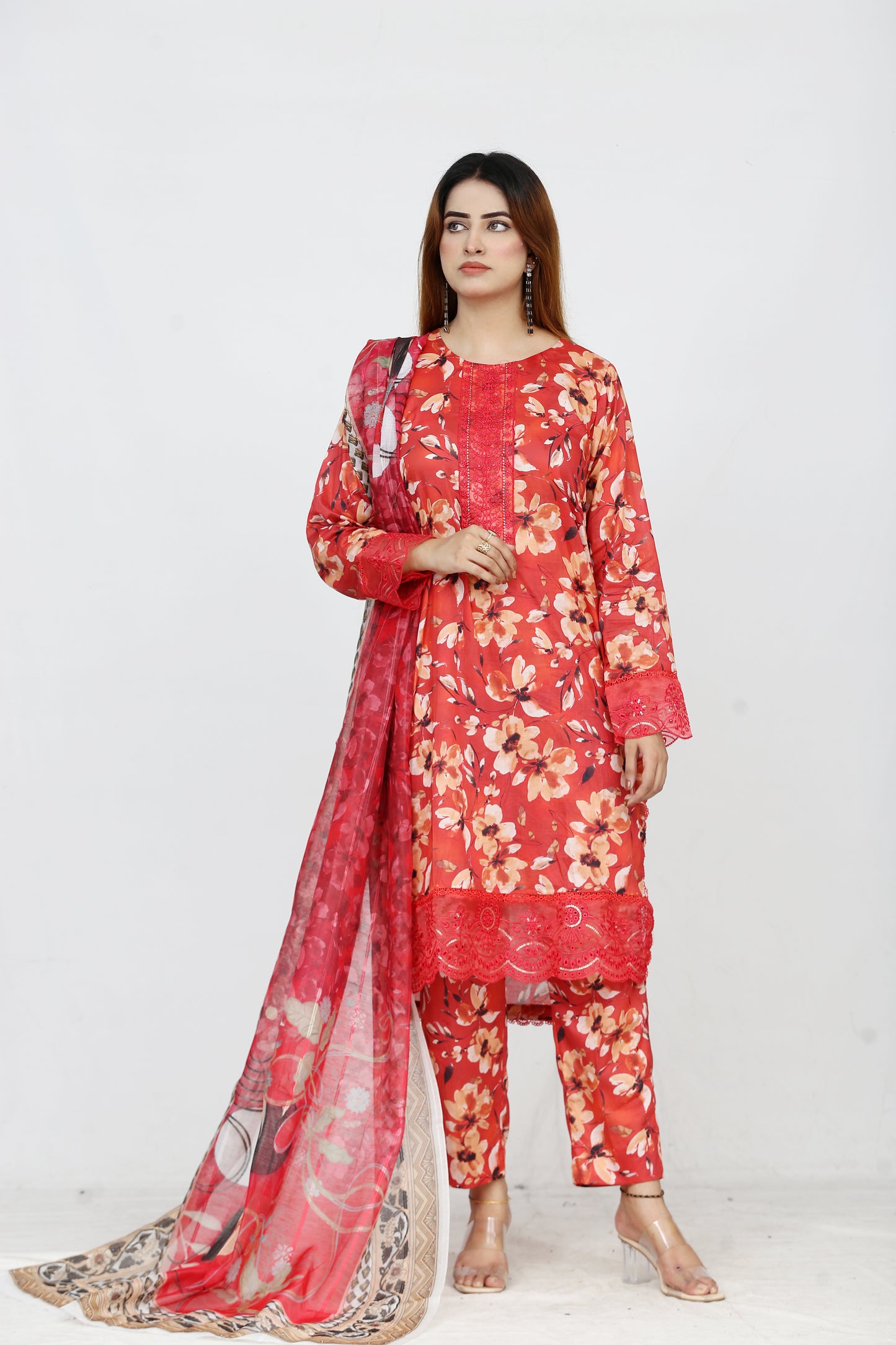 Baroque By Anaya Noor Embroidered 3PC