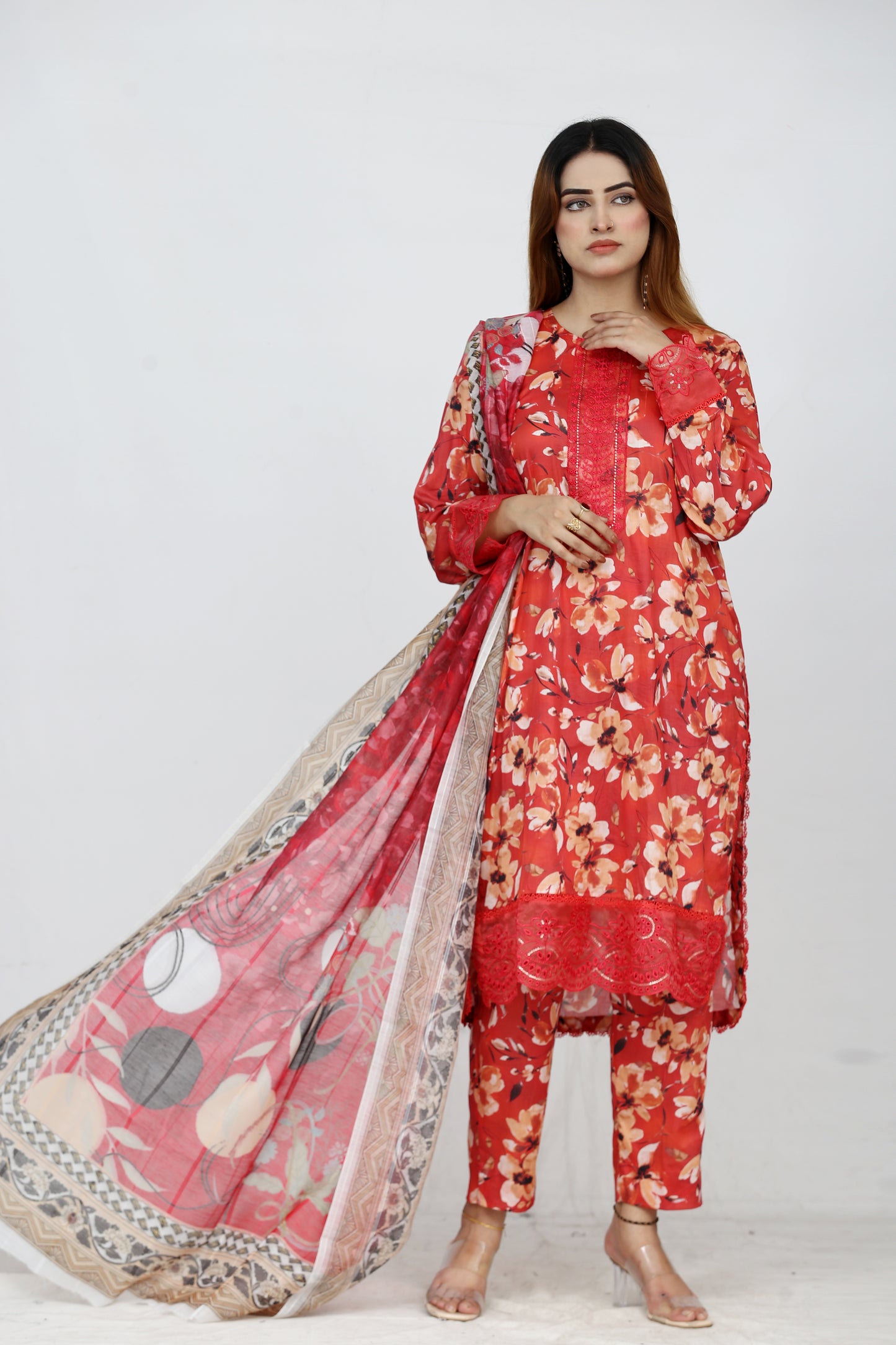 Baroque By Anaya Noor Embroidered 3PC