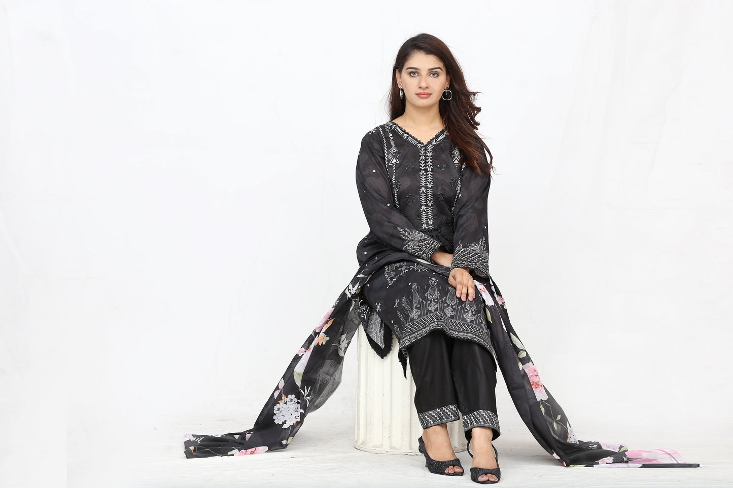 Ronaq By Anaya Noor Embroidered 3PC