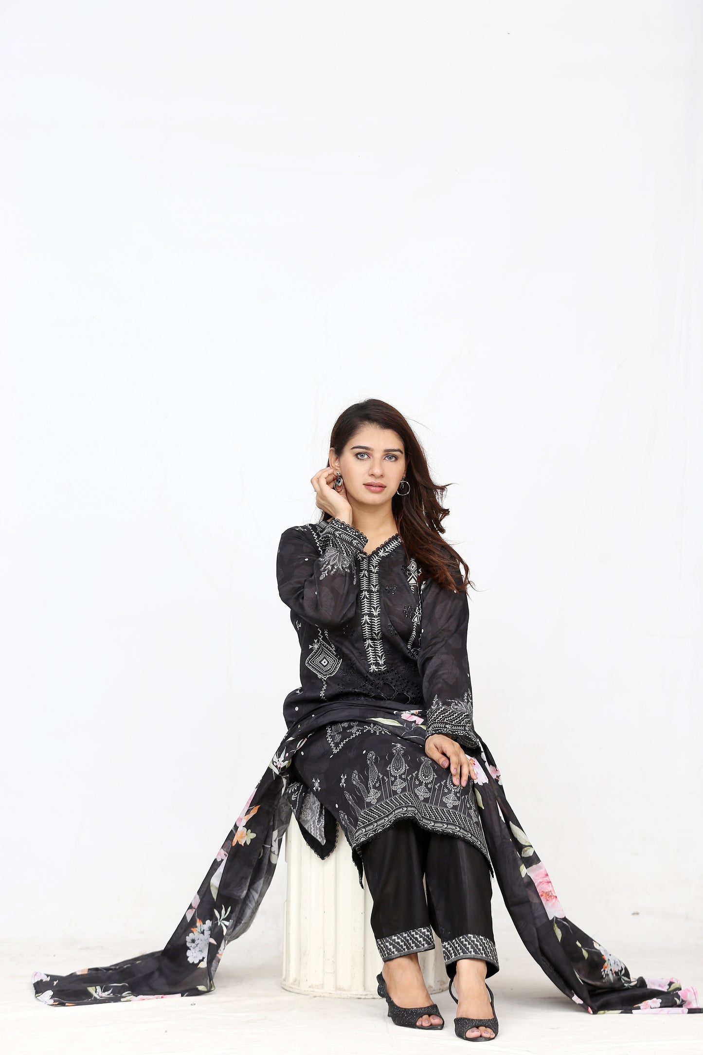 Ronaq By Anaya Noor Embroidered 3PC
