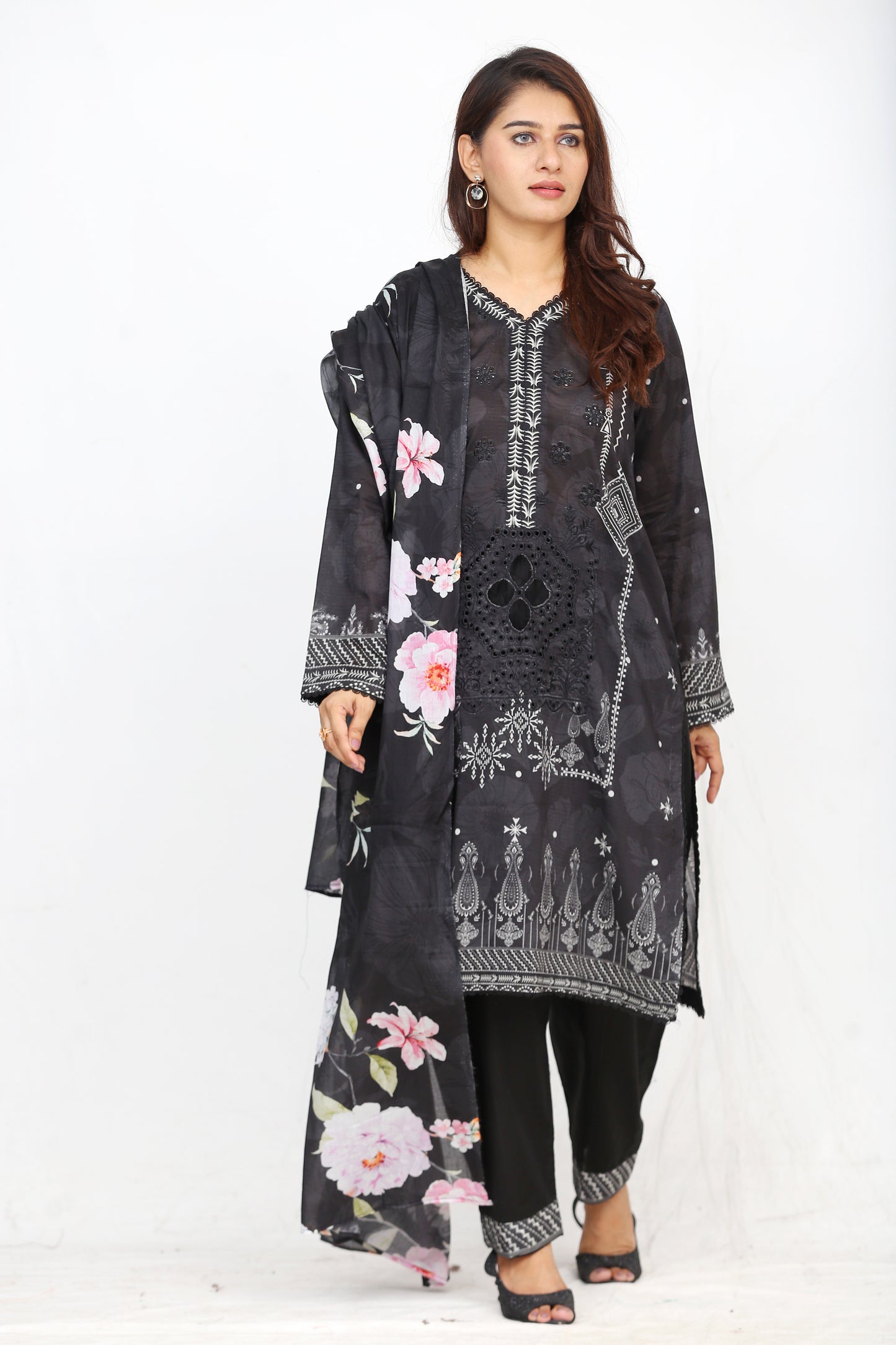 Ronaq By Anaya Noor Embroidered 3PC