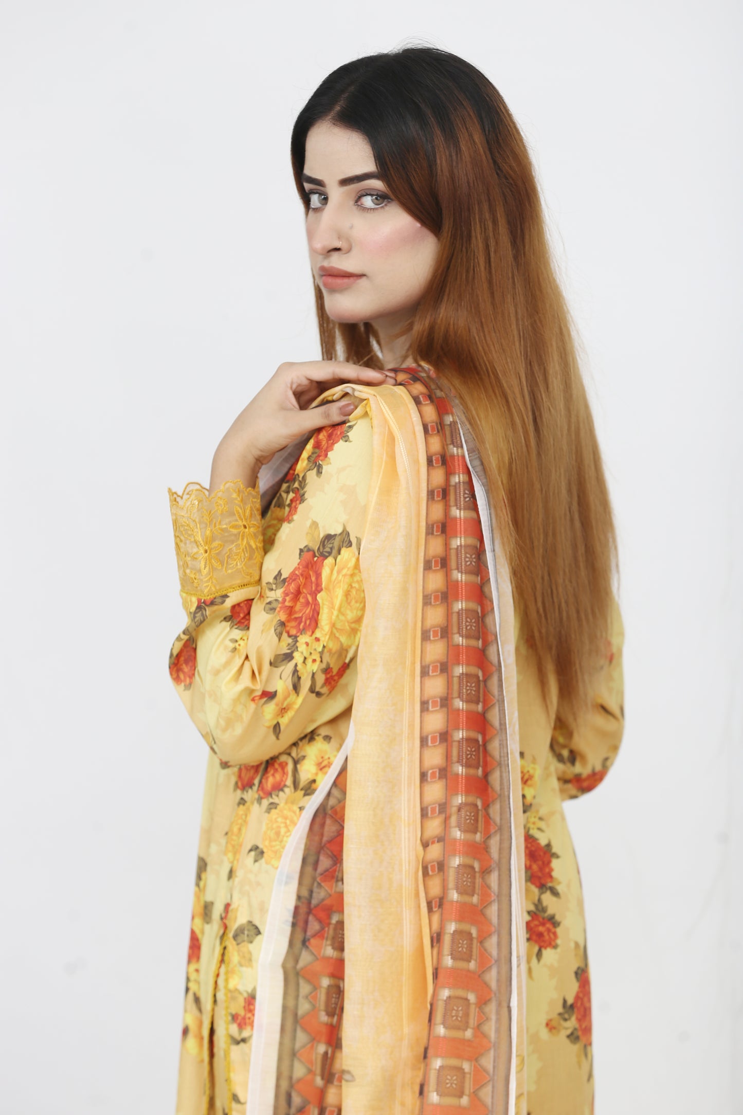 Baroque By Anaya Noor Embroidered 3PC