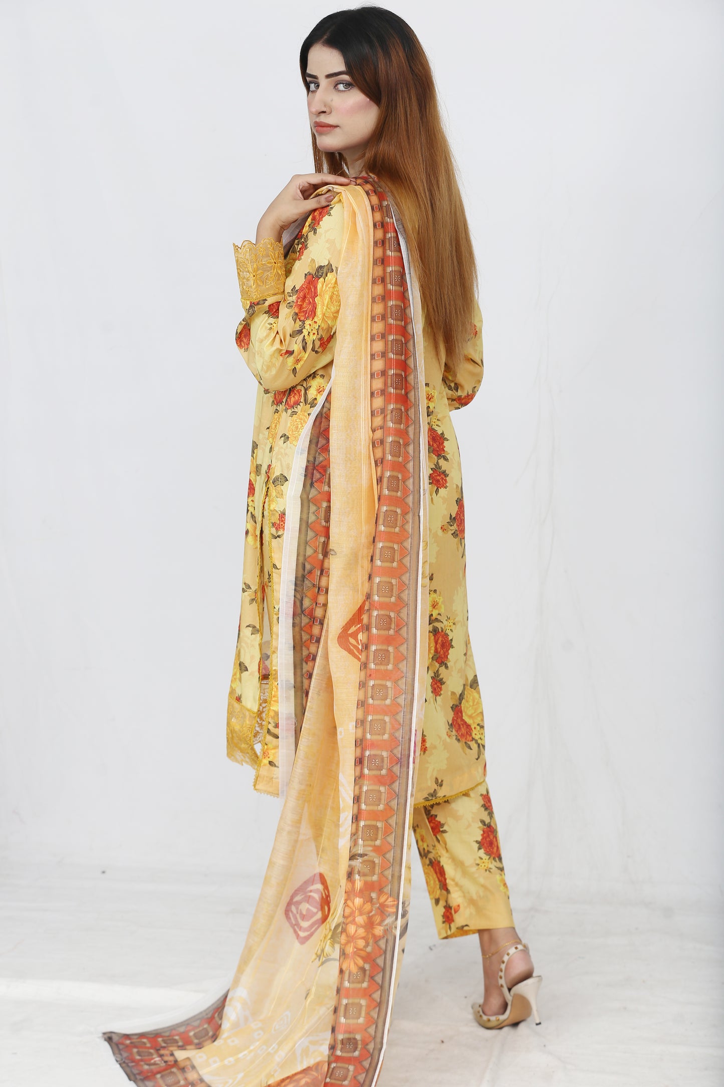 Baroque By Anaya Noor Embroidered 3PC