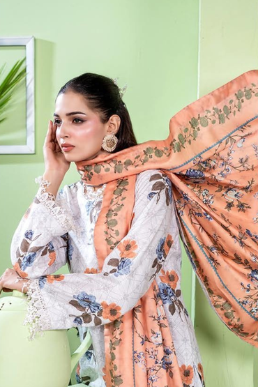 Zesh Coco AirJet Printed Khaddar 3PC