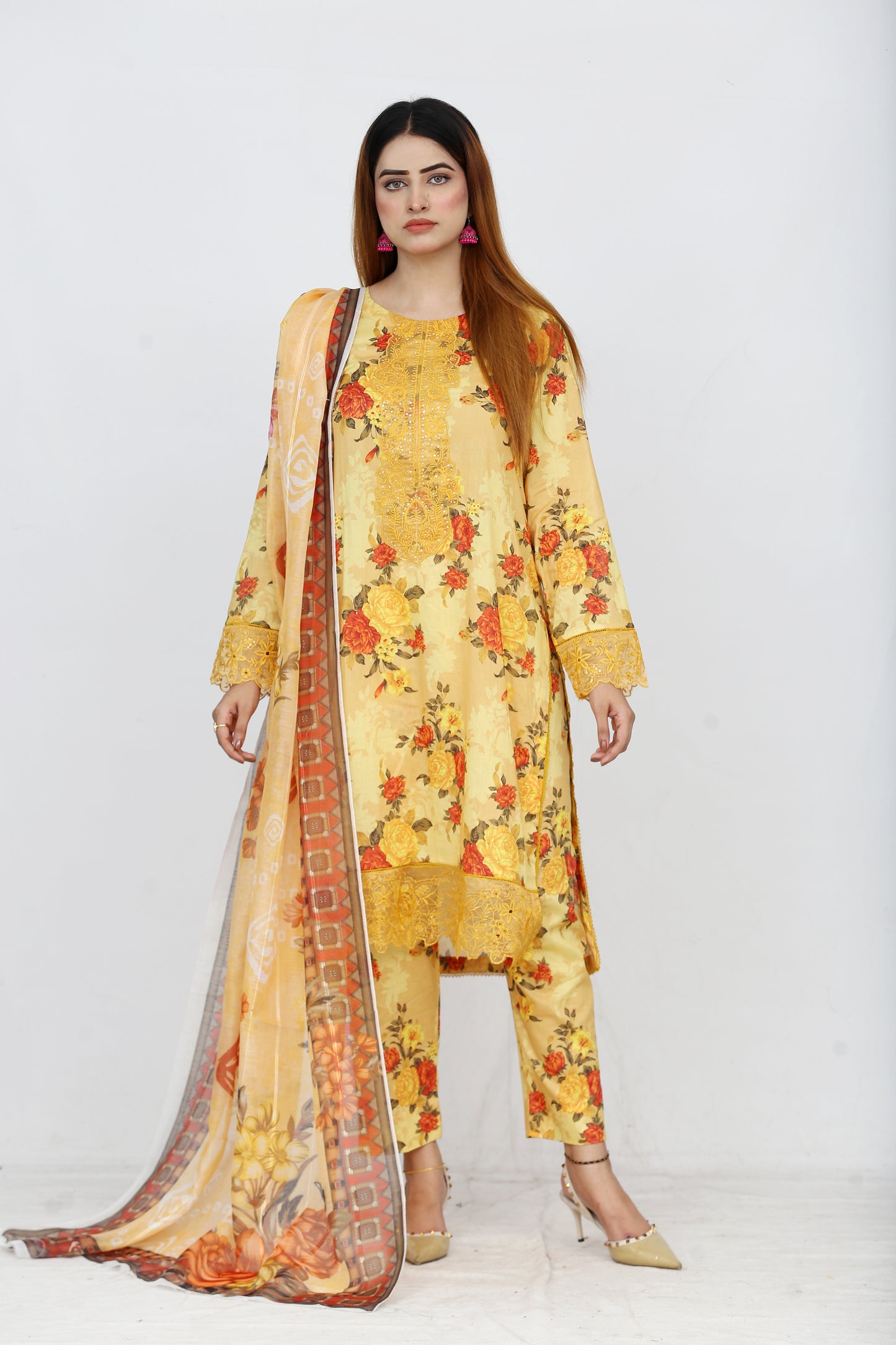 Baroque By Anaya Noor Embroidered 3PC