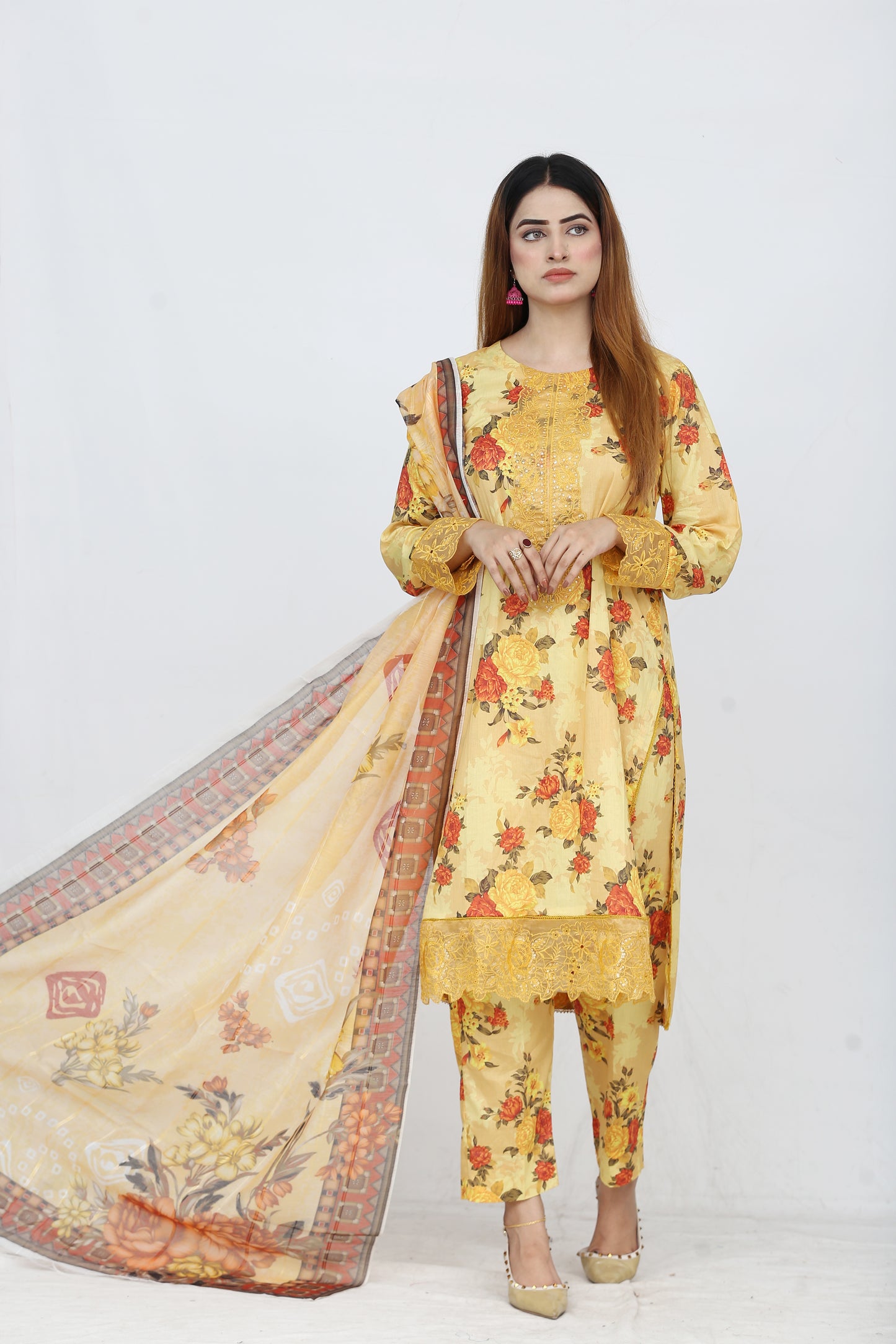 Baroque By Anaya Noor Embroidered 3PC