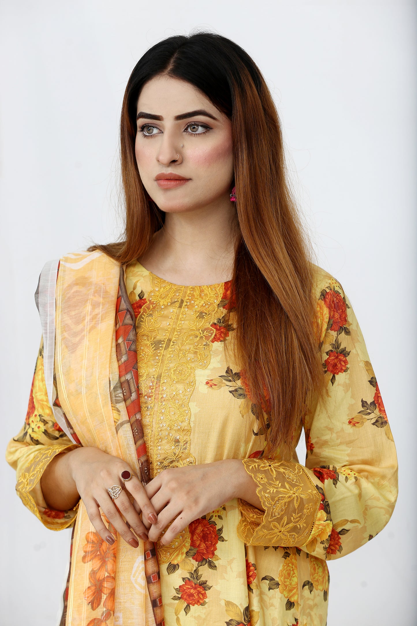 Baroque By Anaya Noor Embroidered 3PC
