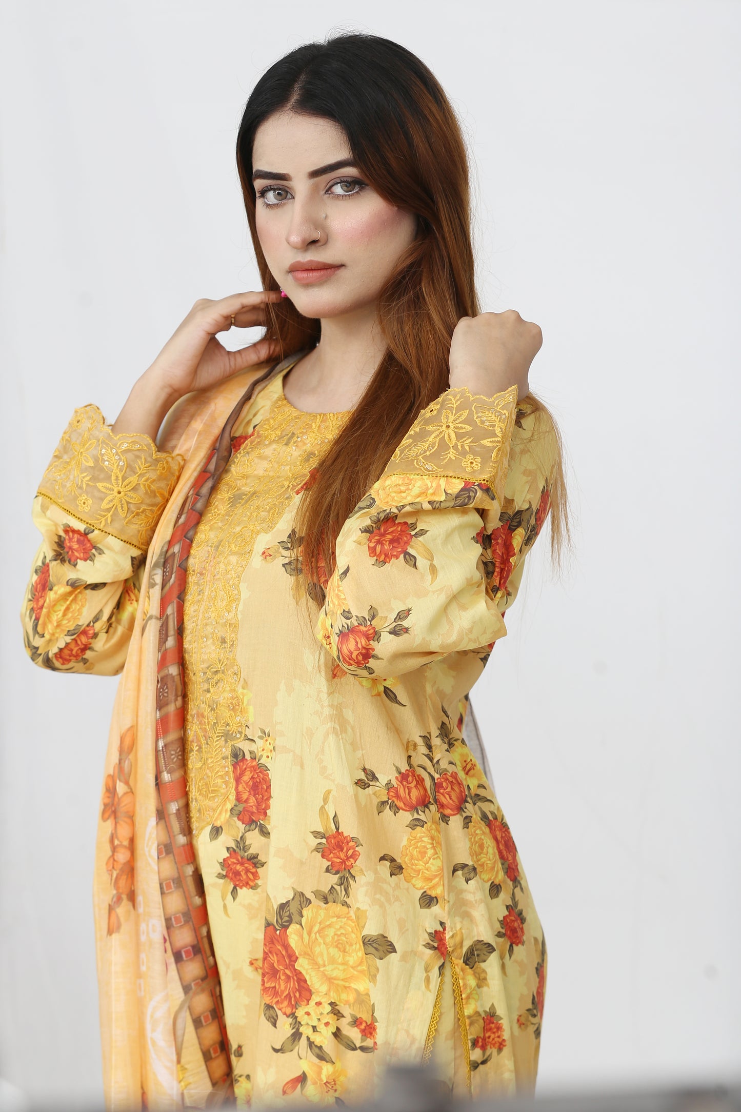 Baroque By Anaya Noor Embroidered 3PC