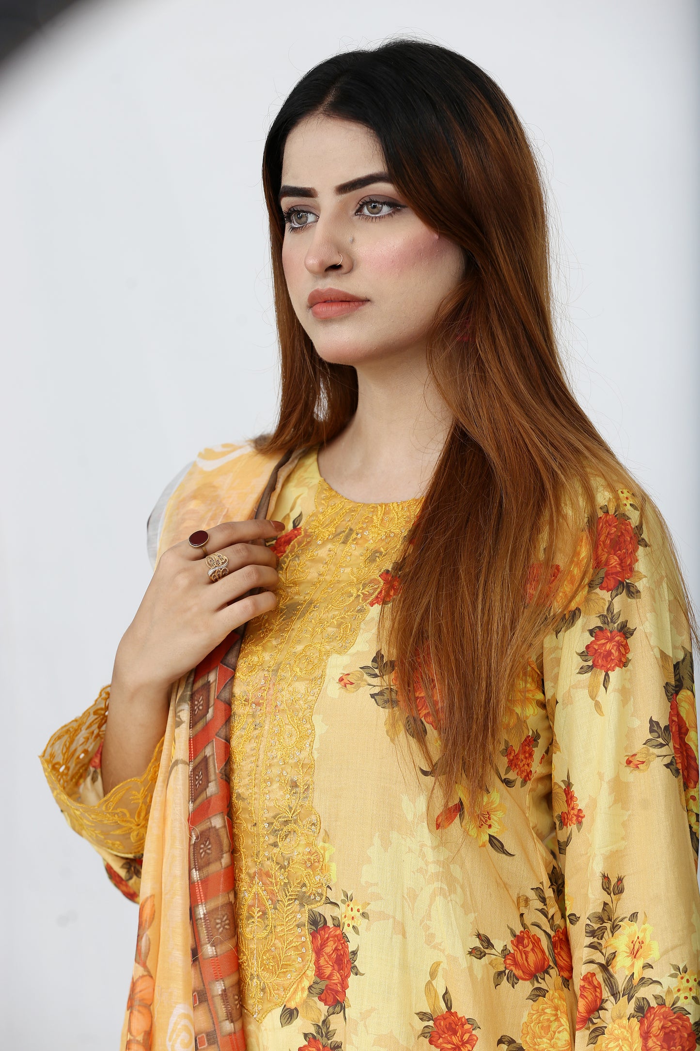 Baroque By Anaya Noor Embroidered 3PC