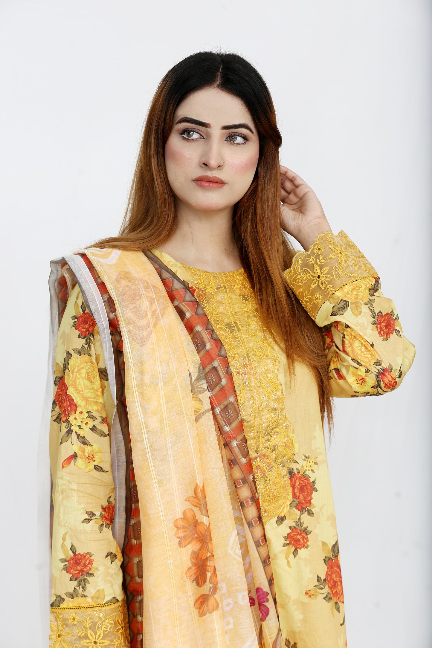Baroque By Anaya Noor Embroidered 3PC