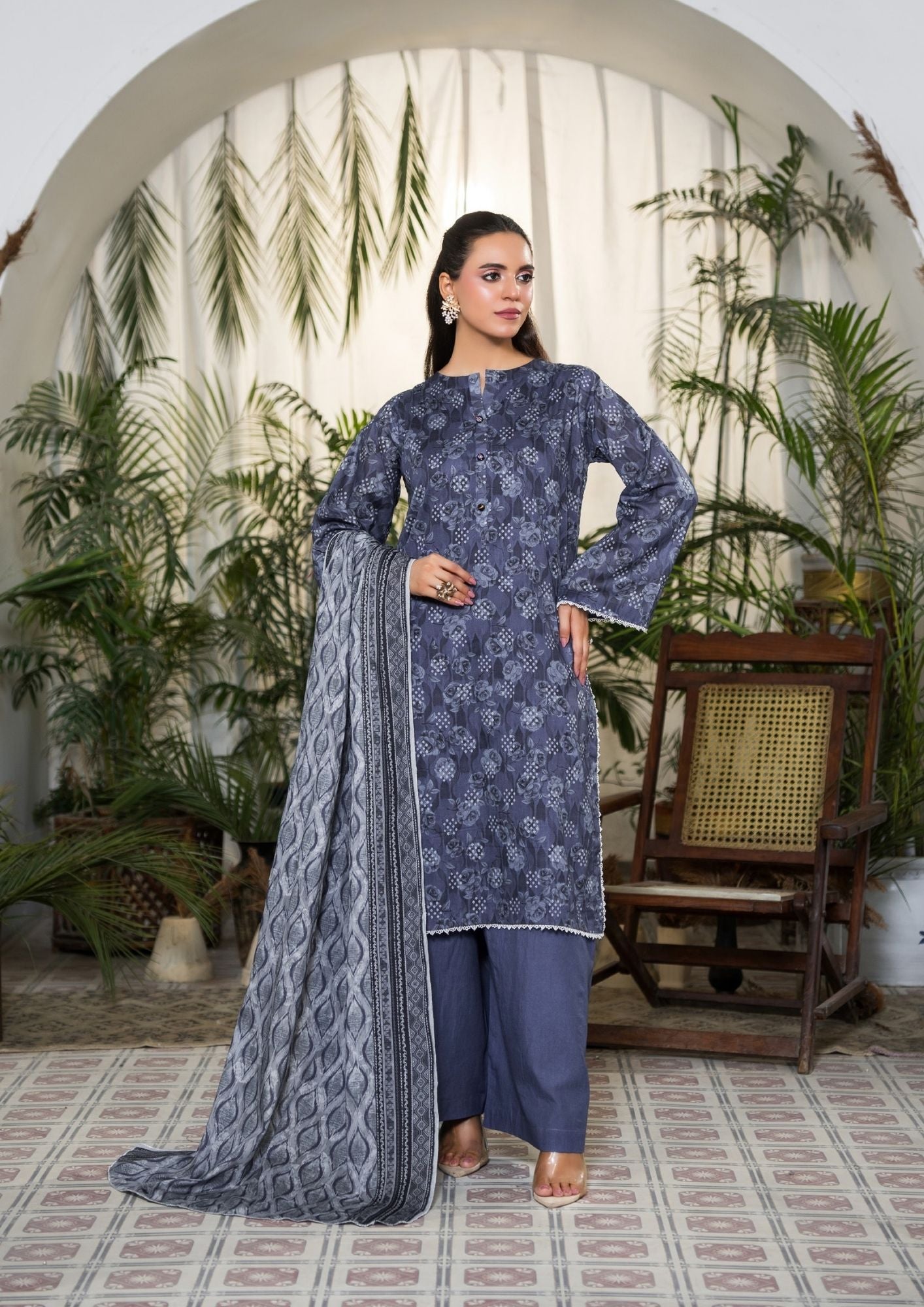 Dabiha Printed Lawn 3PC